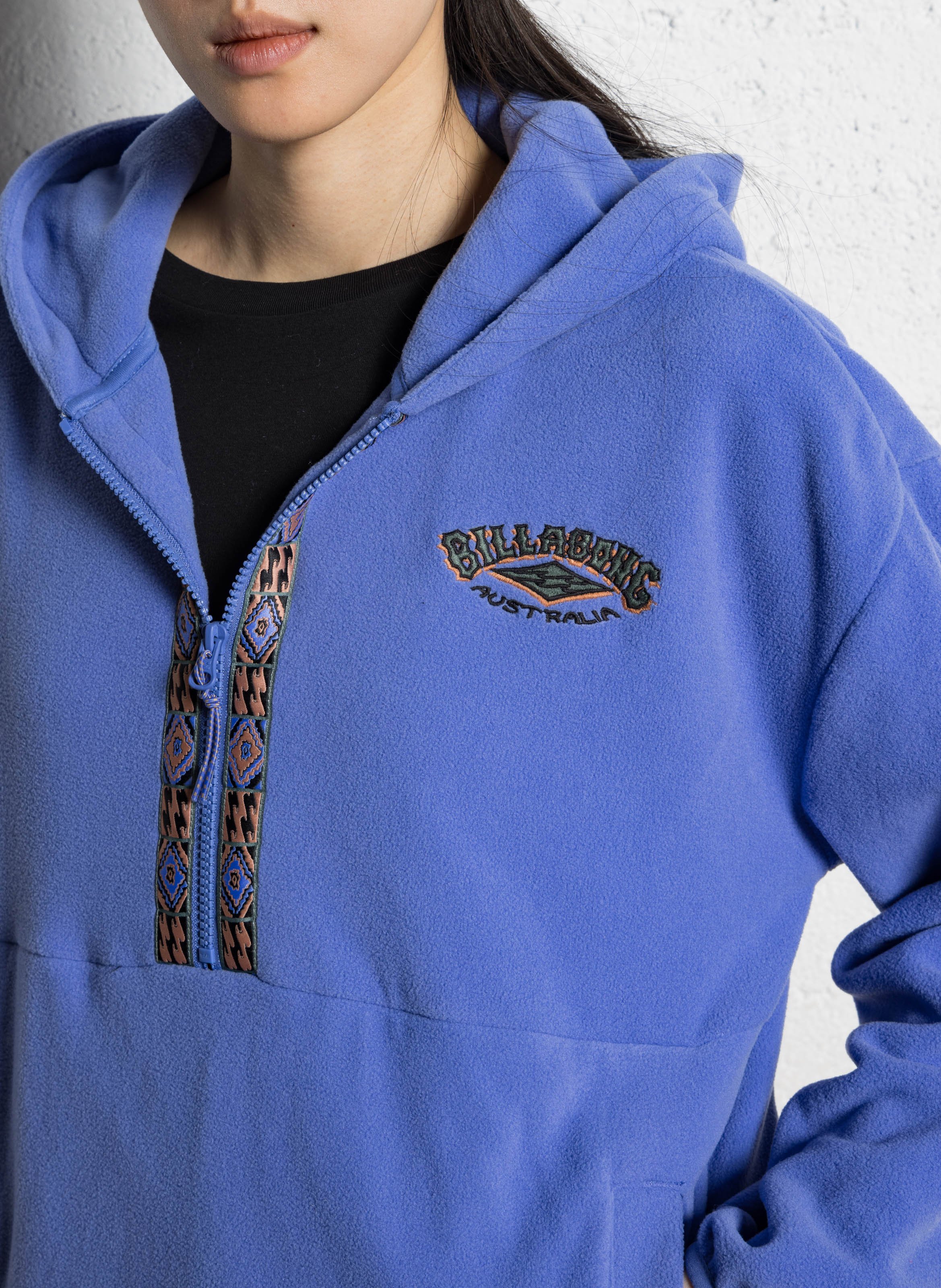 Polaire à capuche BILLABONG Bleu