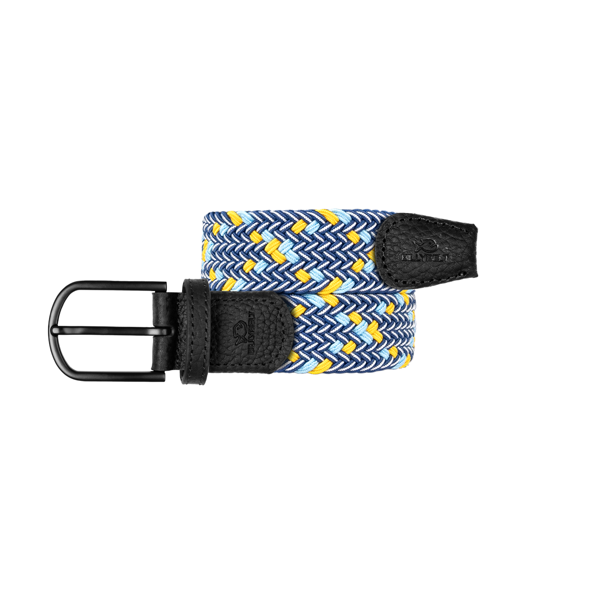 Multicolored braided elastic belt BILLYBELT