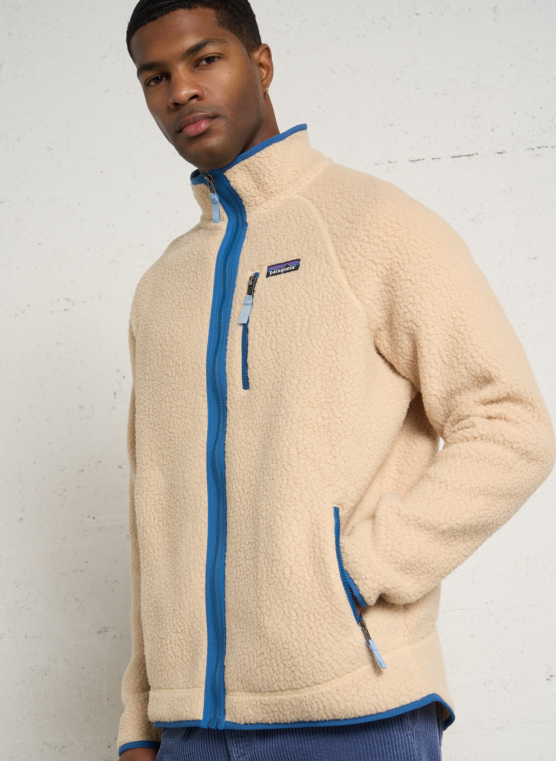 Strukturierte Fleecejacke mit Stehkragen PATAGONIA