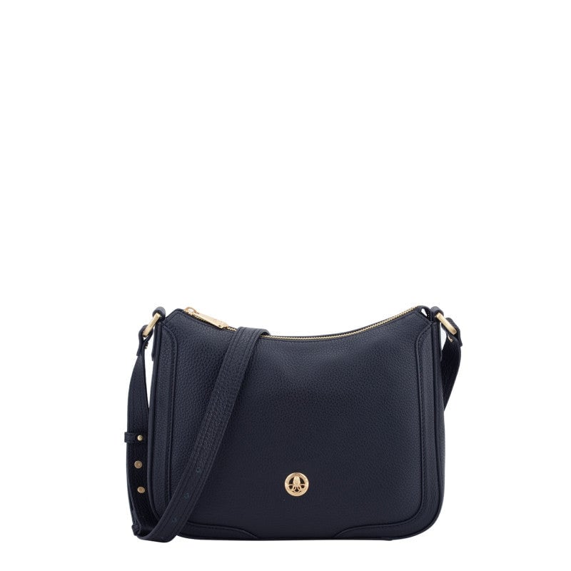 Crossbody bag in cowhide leather POURCHET