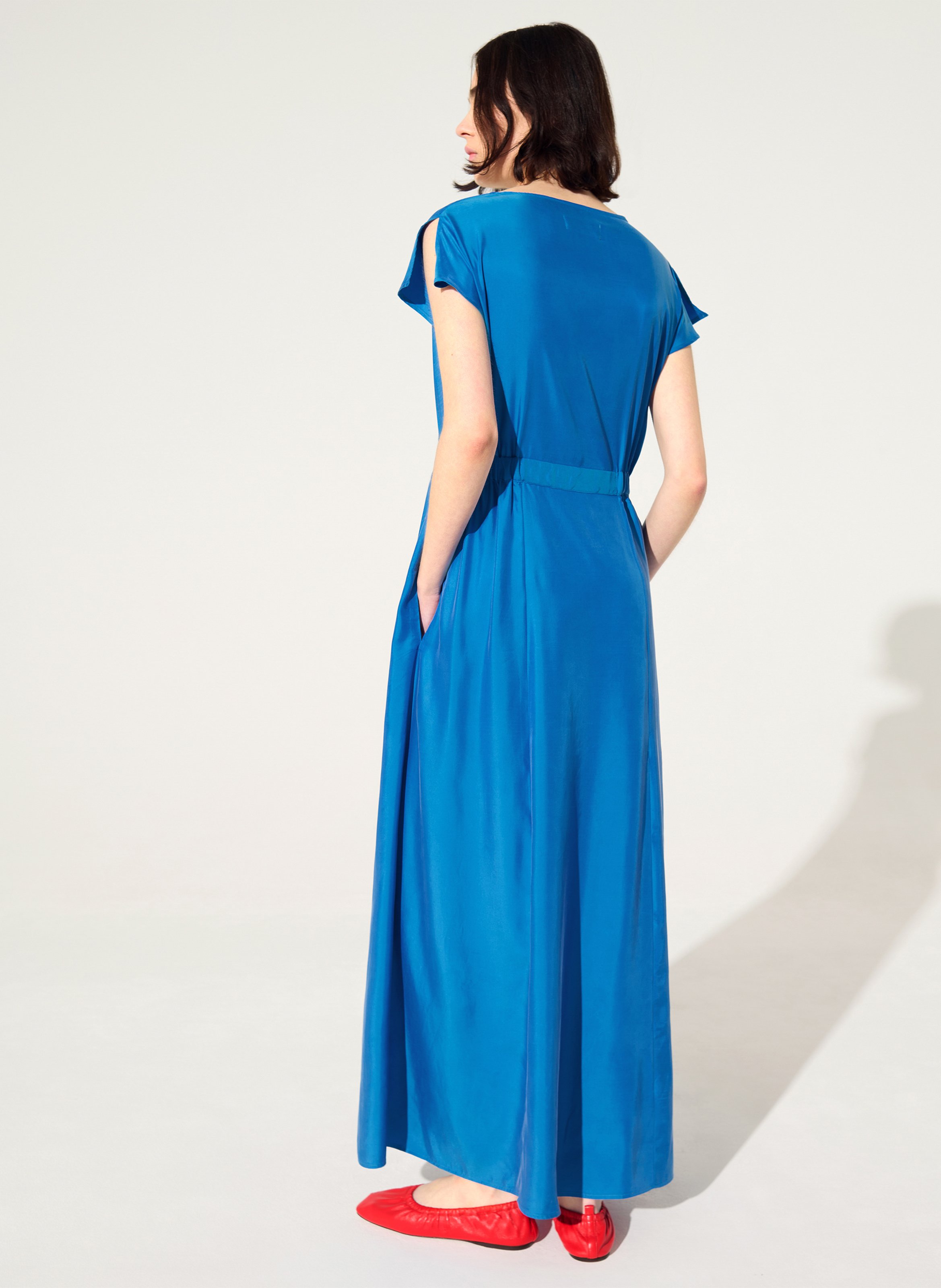 Robe longue droite COTELAC ACOTE Bleu