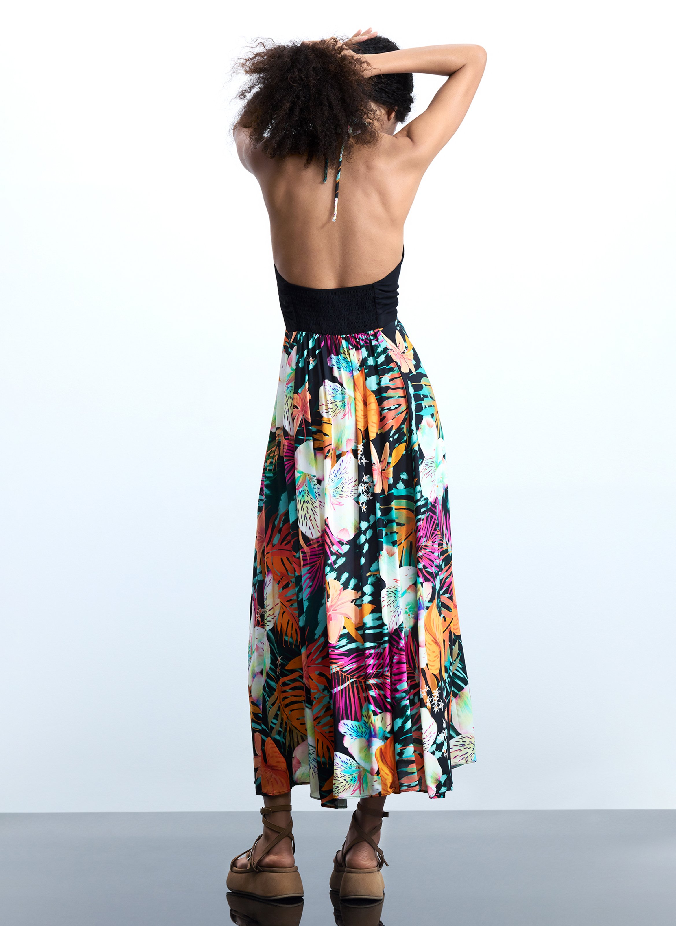 Midi dress DESIGUAL Black