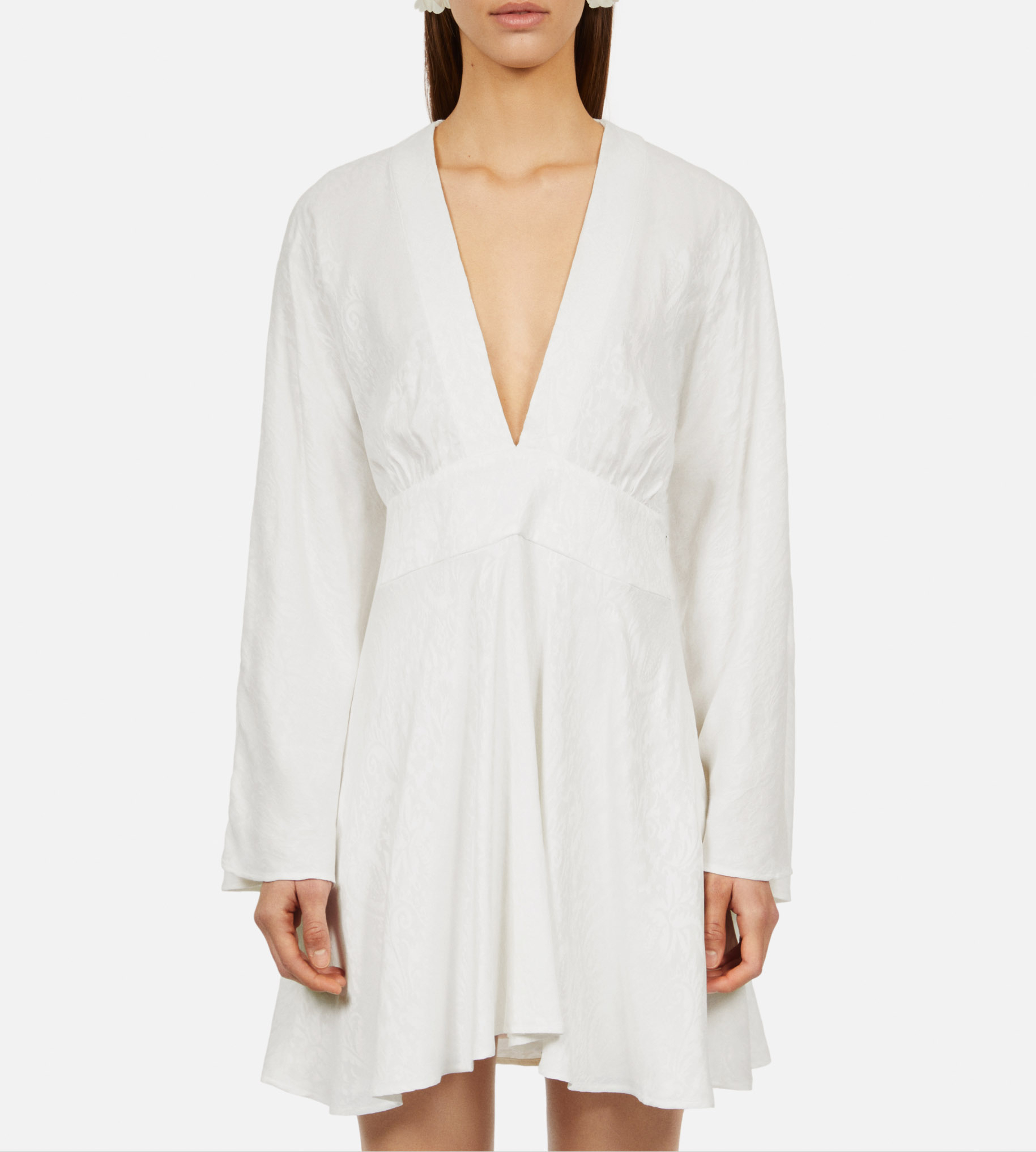 Robe courte jacquard  THE KOOPLES Blanc