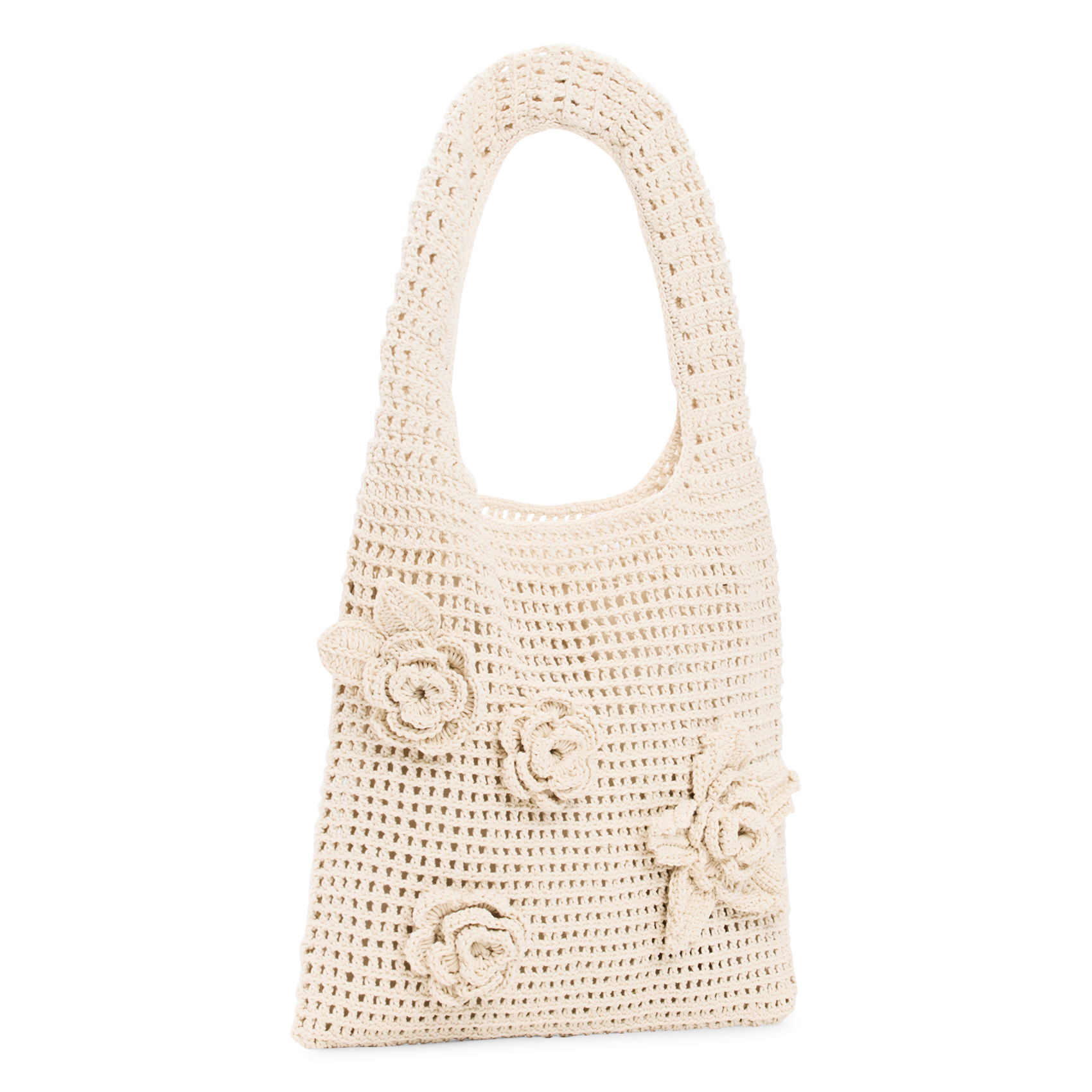 Crochet handbag DESIGUAL White