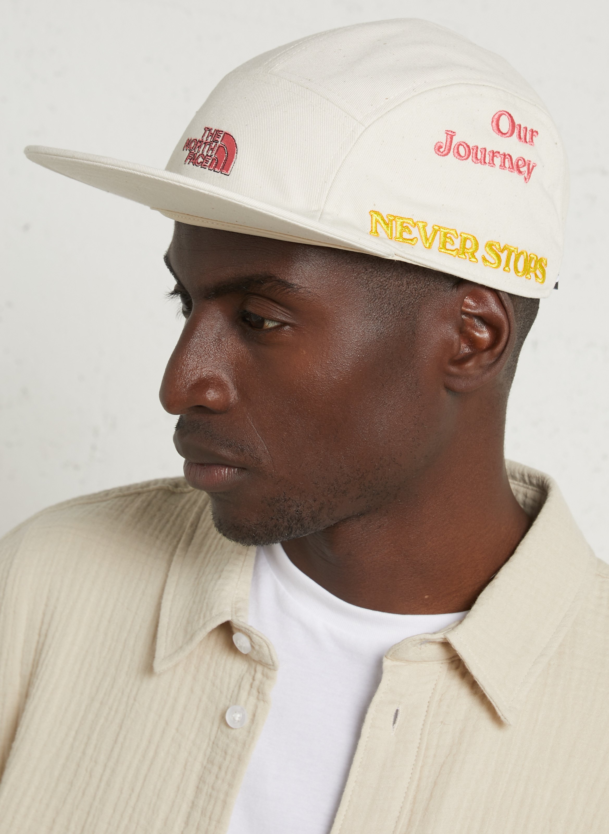 Embroidered cotton-blend baseball cap THE NORTH FACE