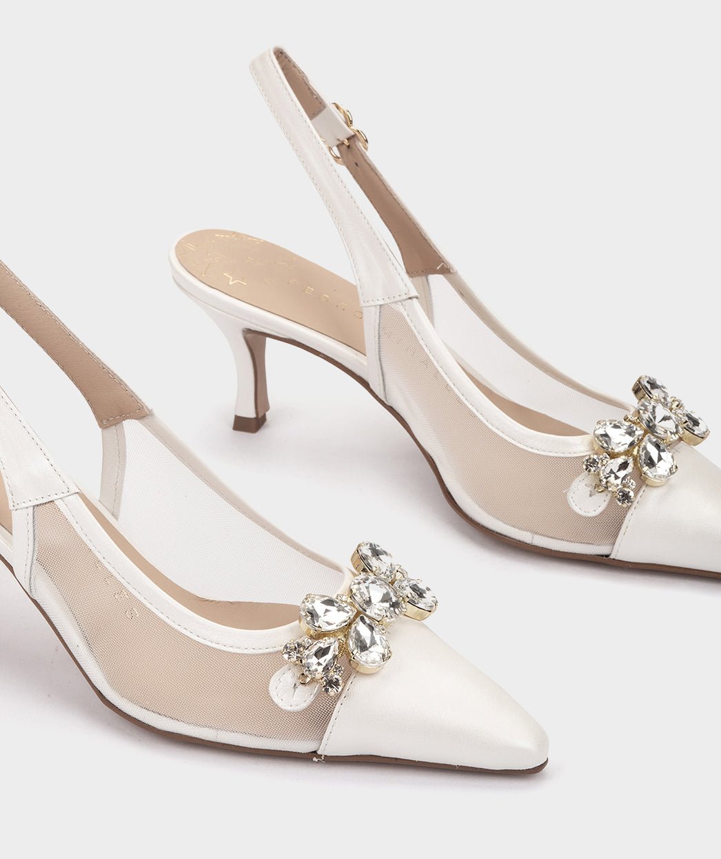 Heeled leather shoes PEDRO MIRALLES White
