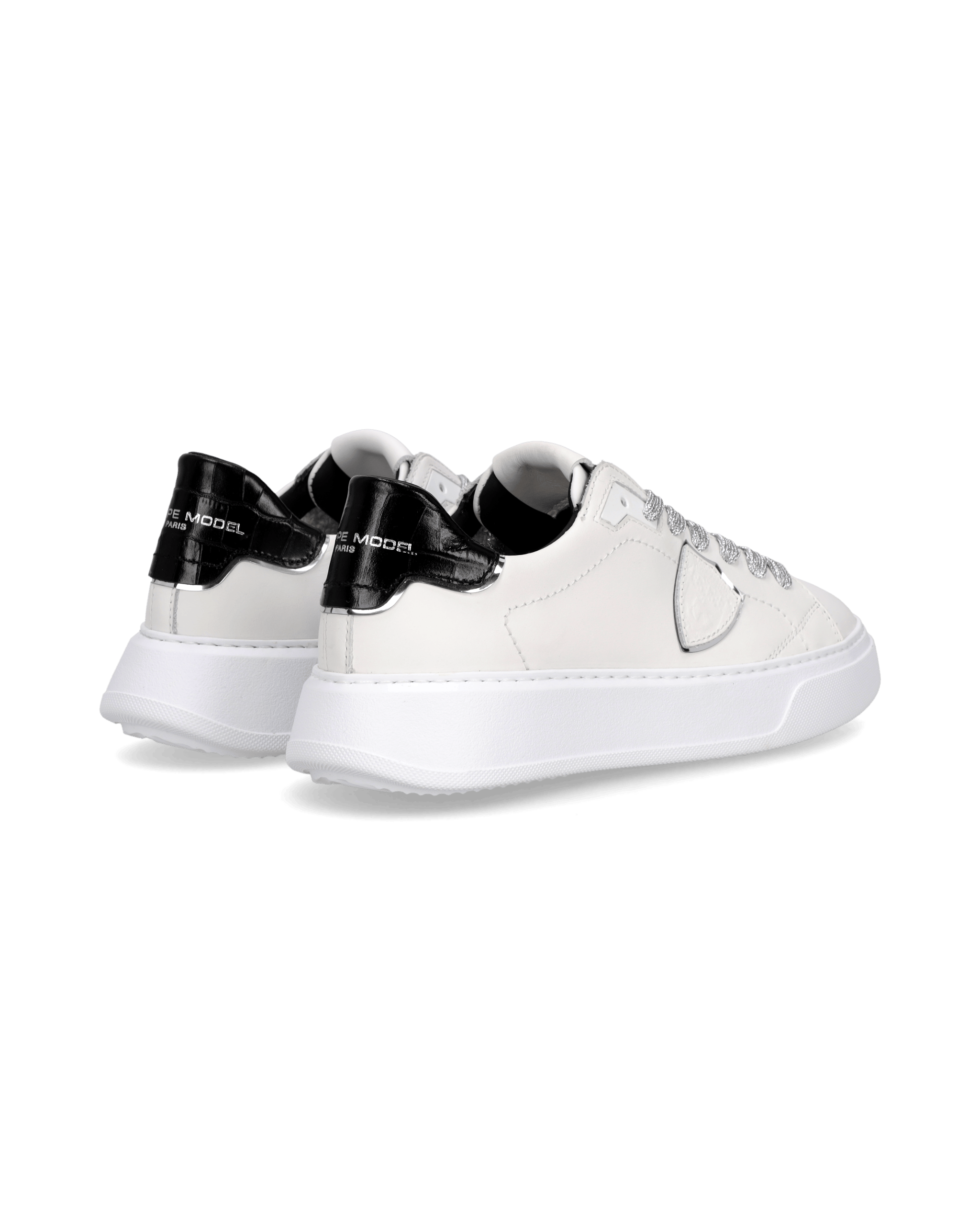 Tennis Temple Sneakers. PHILIPPE MODEL Black