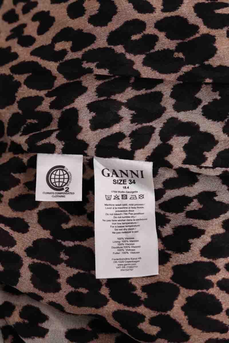 Dress GANNI - Seconde Main Brown