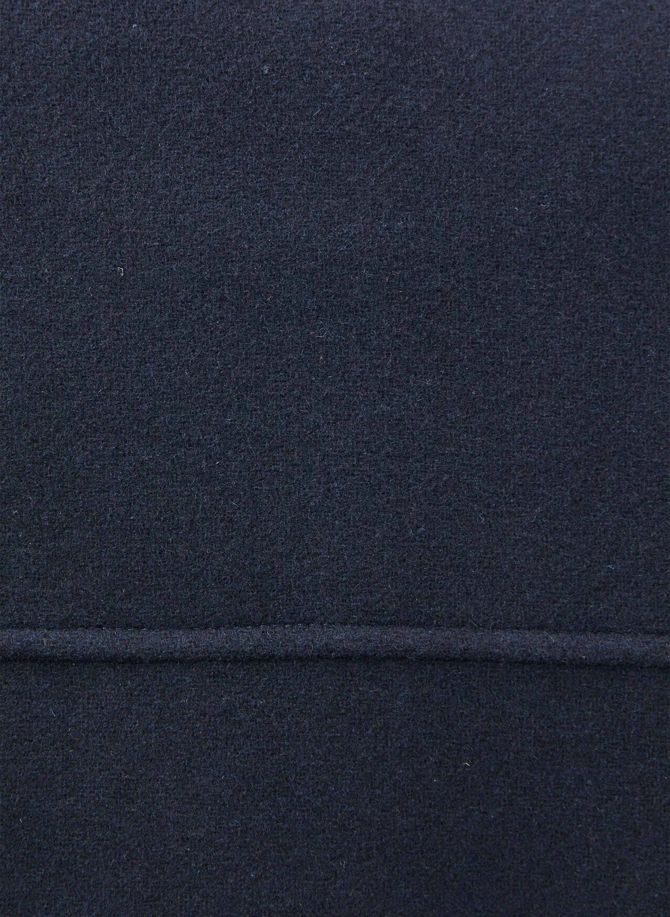 Oversize-Wollmantel HUMILITY Blau