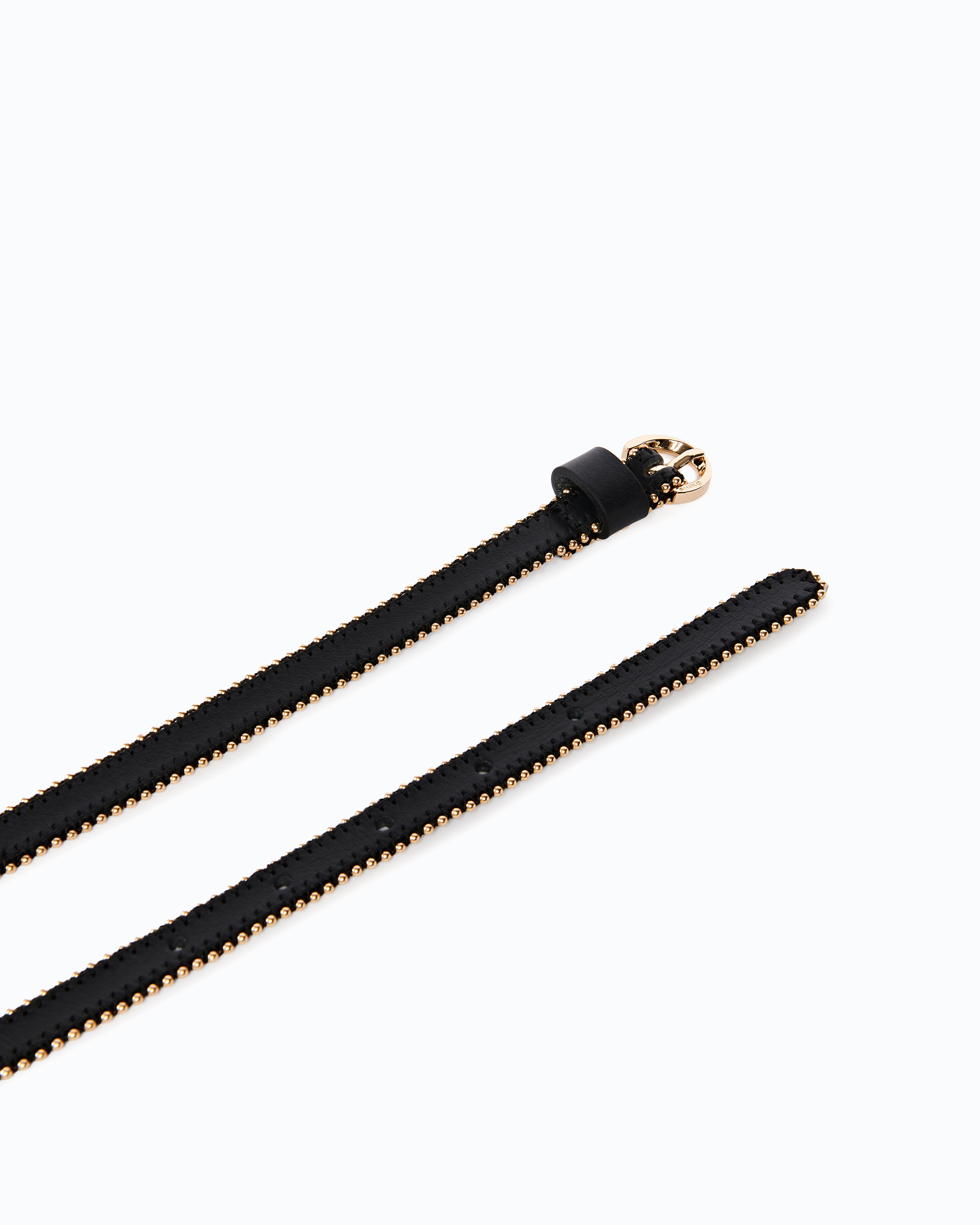 Ceinture en cuir avec mini clous 1 cm PINKO Multicolore