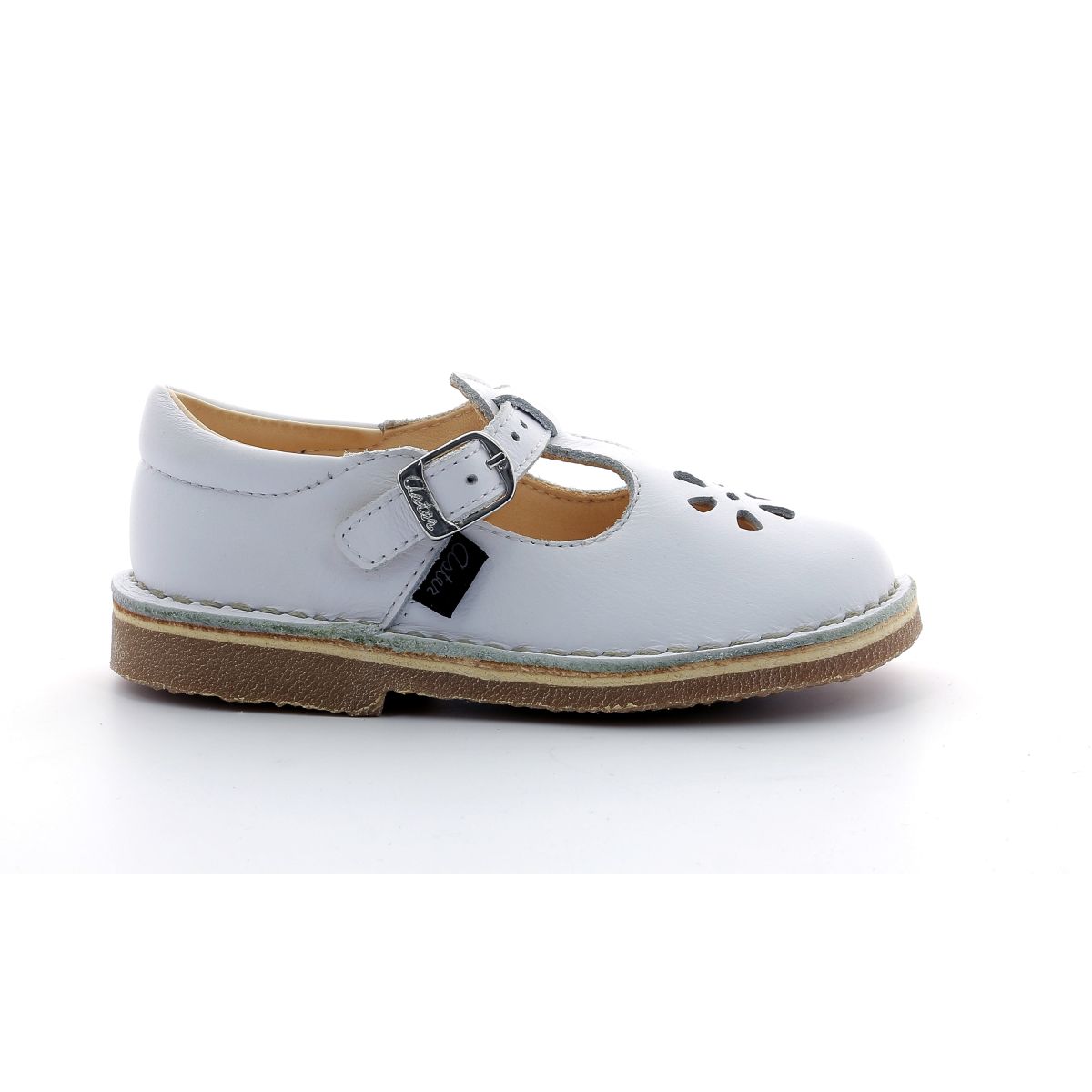 SALOM S CUIR BLANC ASTER ENFANT Place des Tendances