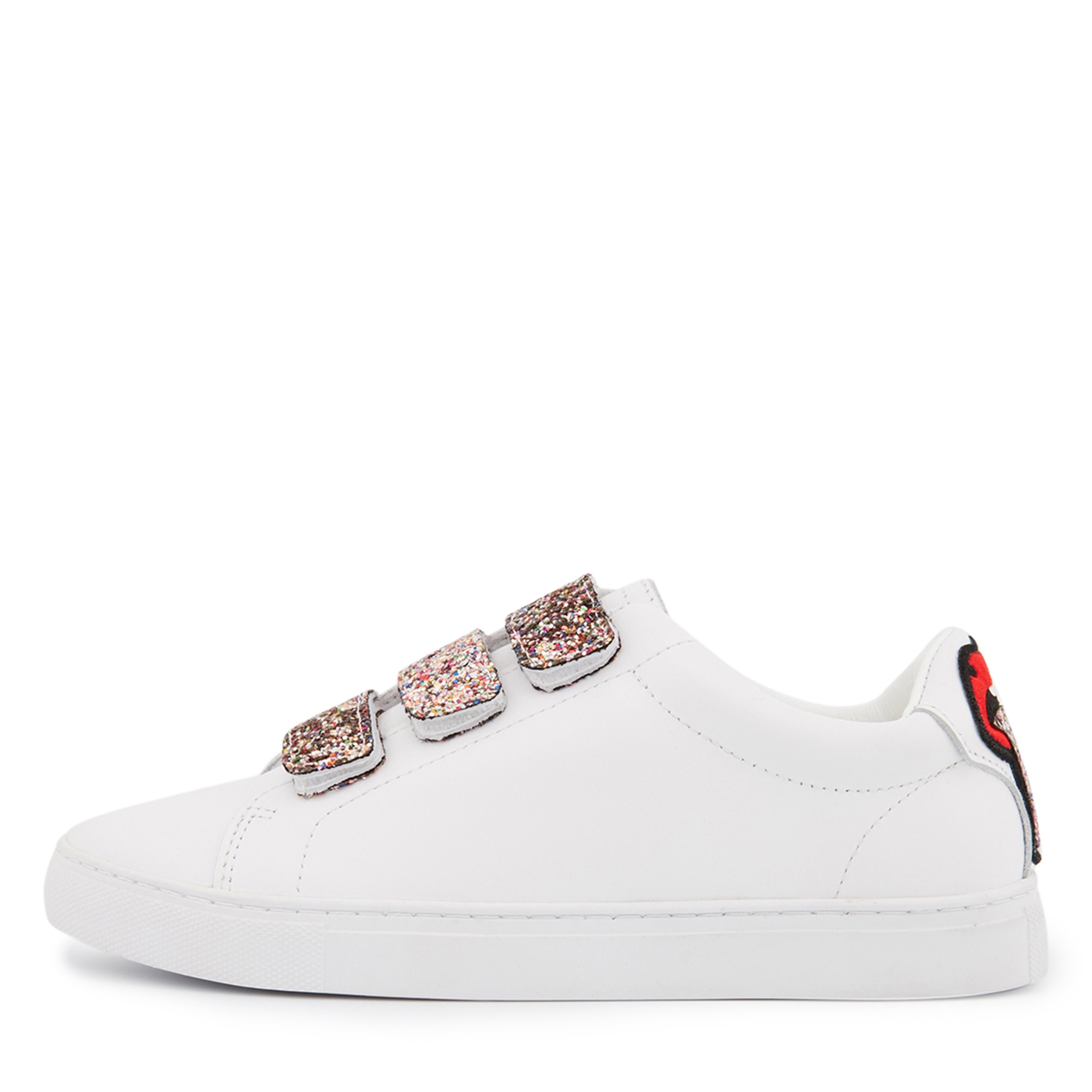 Leather sneakers BONS BAISERS PARIS White