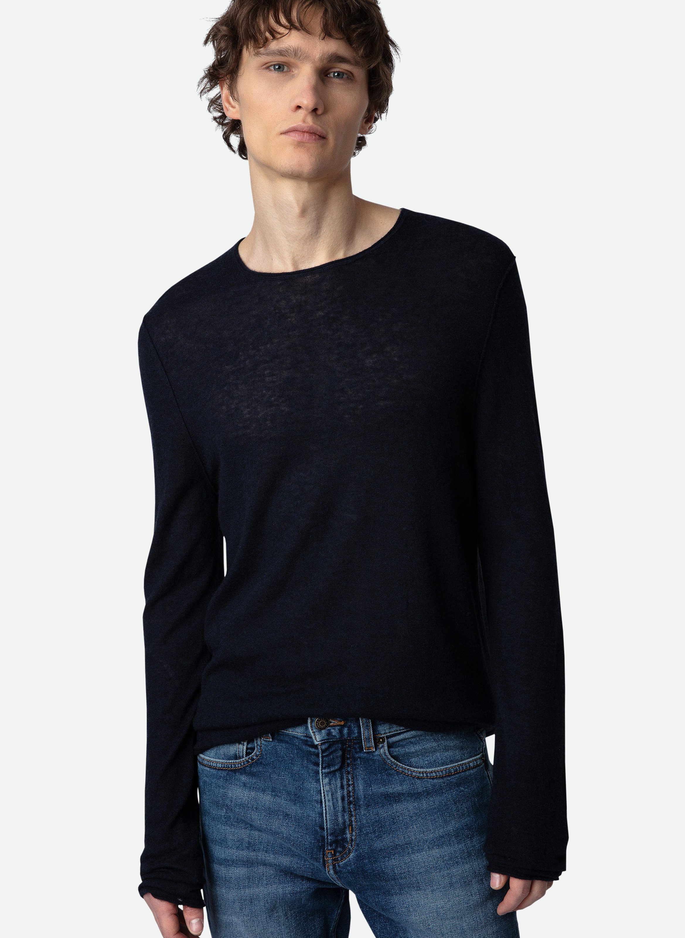 Pull droit en cachemire ZADIG&amp;VOLTAIRE Bleu