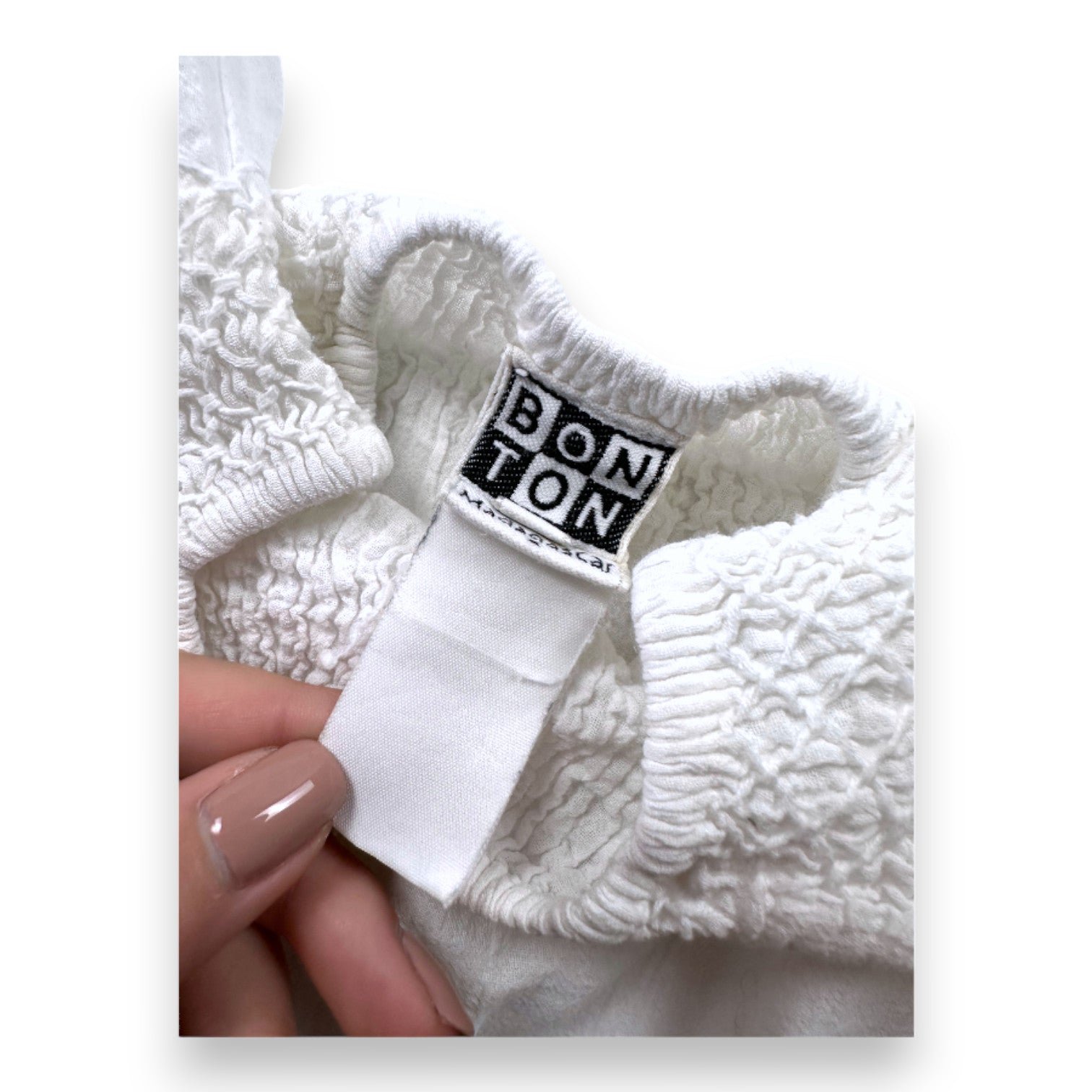 White Baby Blouse - 24 months BONTON - Seconde Main White