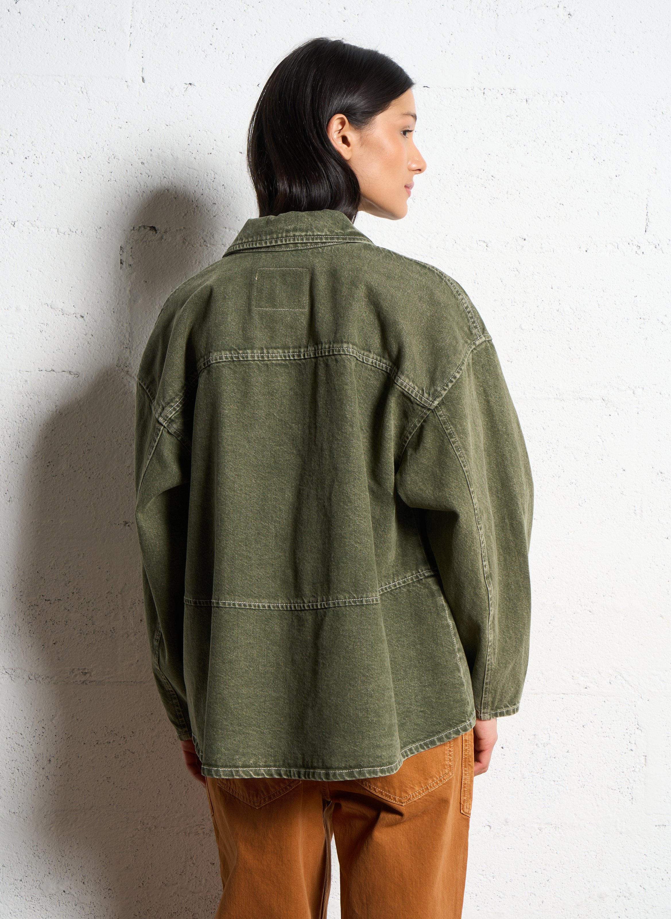 Denim jacket AMERICAN VINTAGE Green