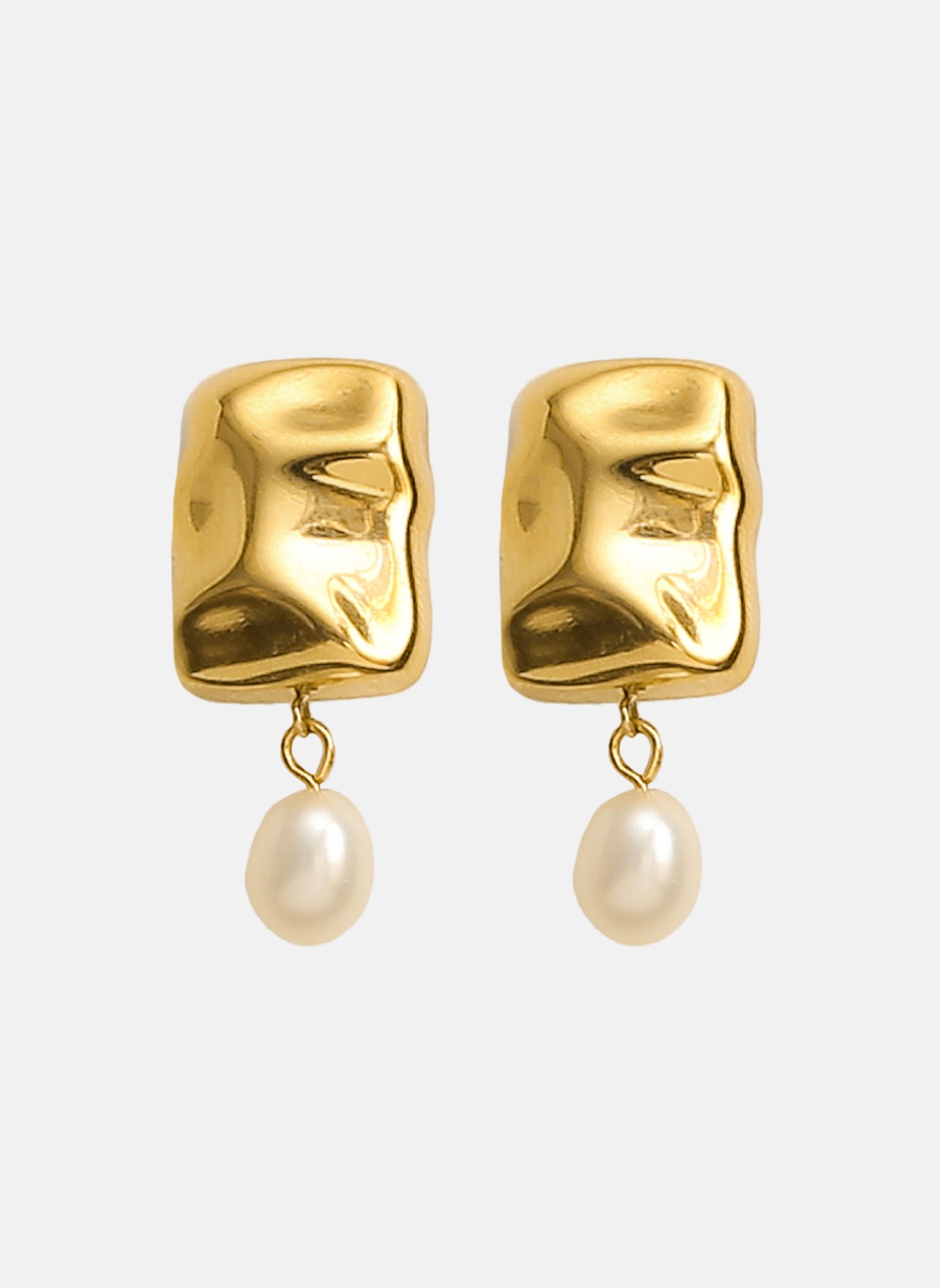 Dangling earrings AEC Paris Golden
