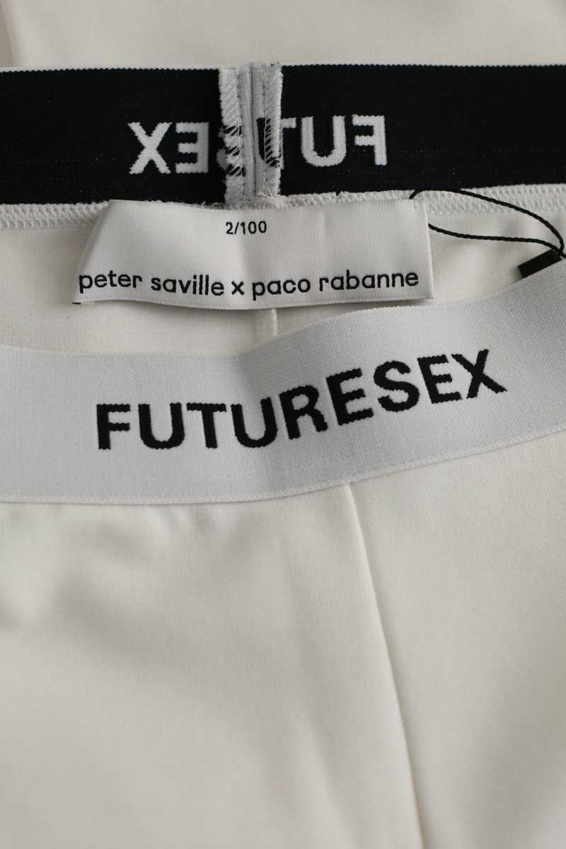 Cotton leggings PACO RABANNE - Seconde Main White