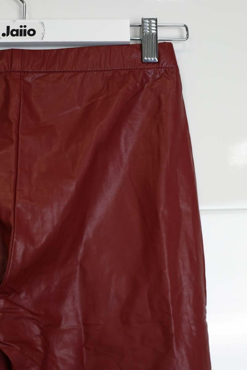 Slim leather pants ISABEL MARANT ÉTOILE - SECONDE MAIN Red