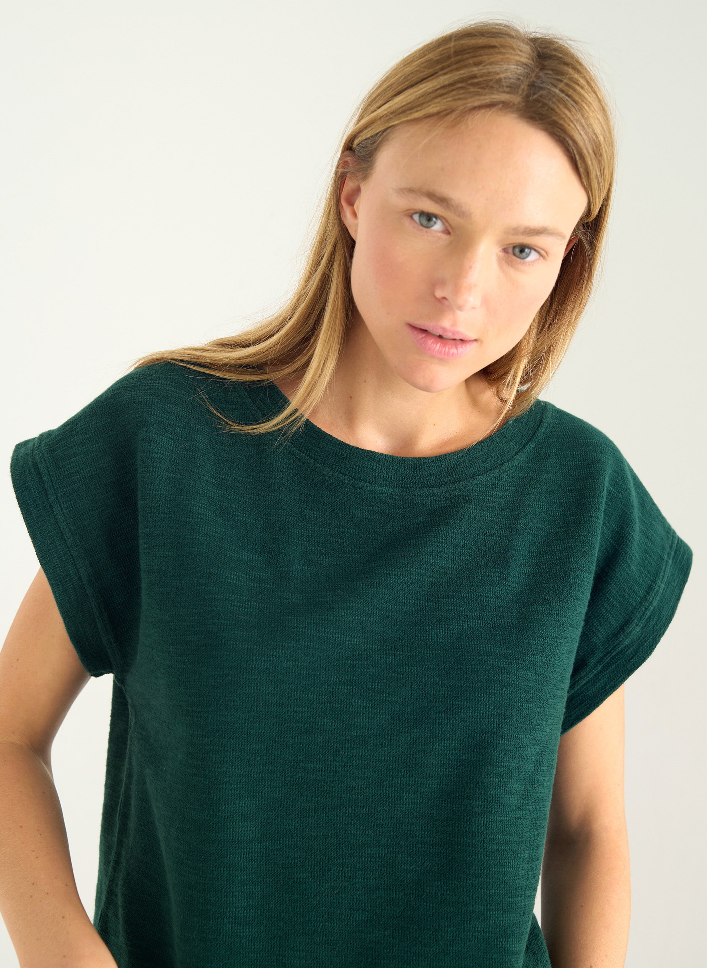 Jacksonville - T-Shirt mit Rundhalsausschnitt aus Baumwoll-Mix ACOTE Grun