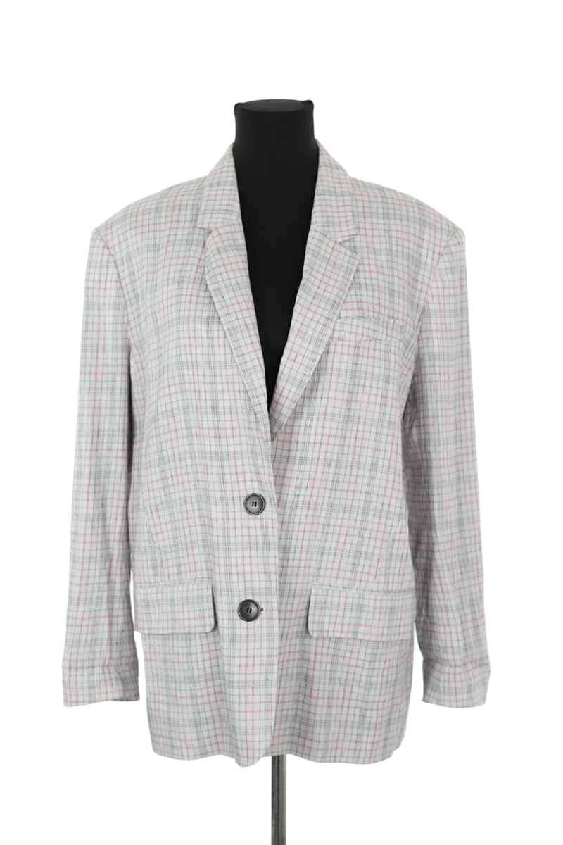 Linen blazer ISABEL MARANT ÉTOILE - SECONDE MAIN Grey