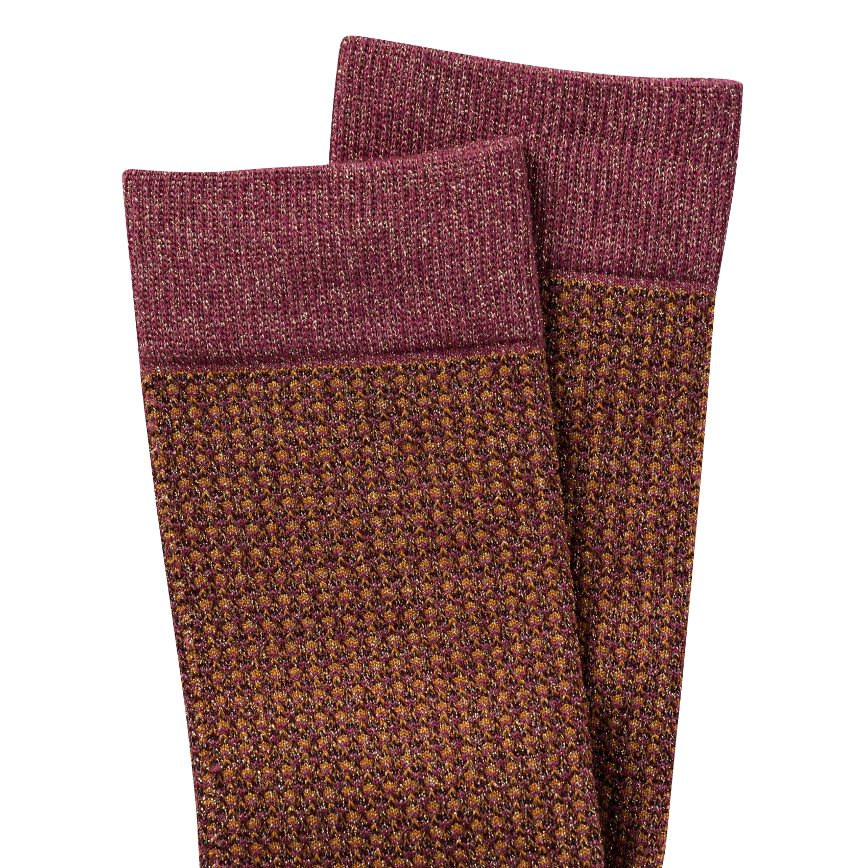 Chaussettes brillantes ROYALTIES Rose