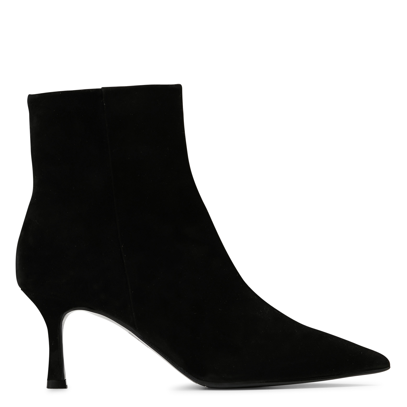 Stiefeletten aus Veloursleder BILLI BI Schwarz