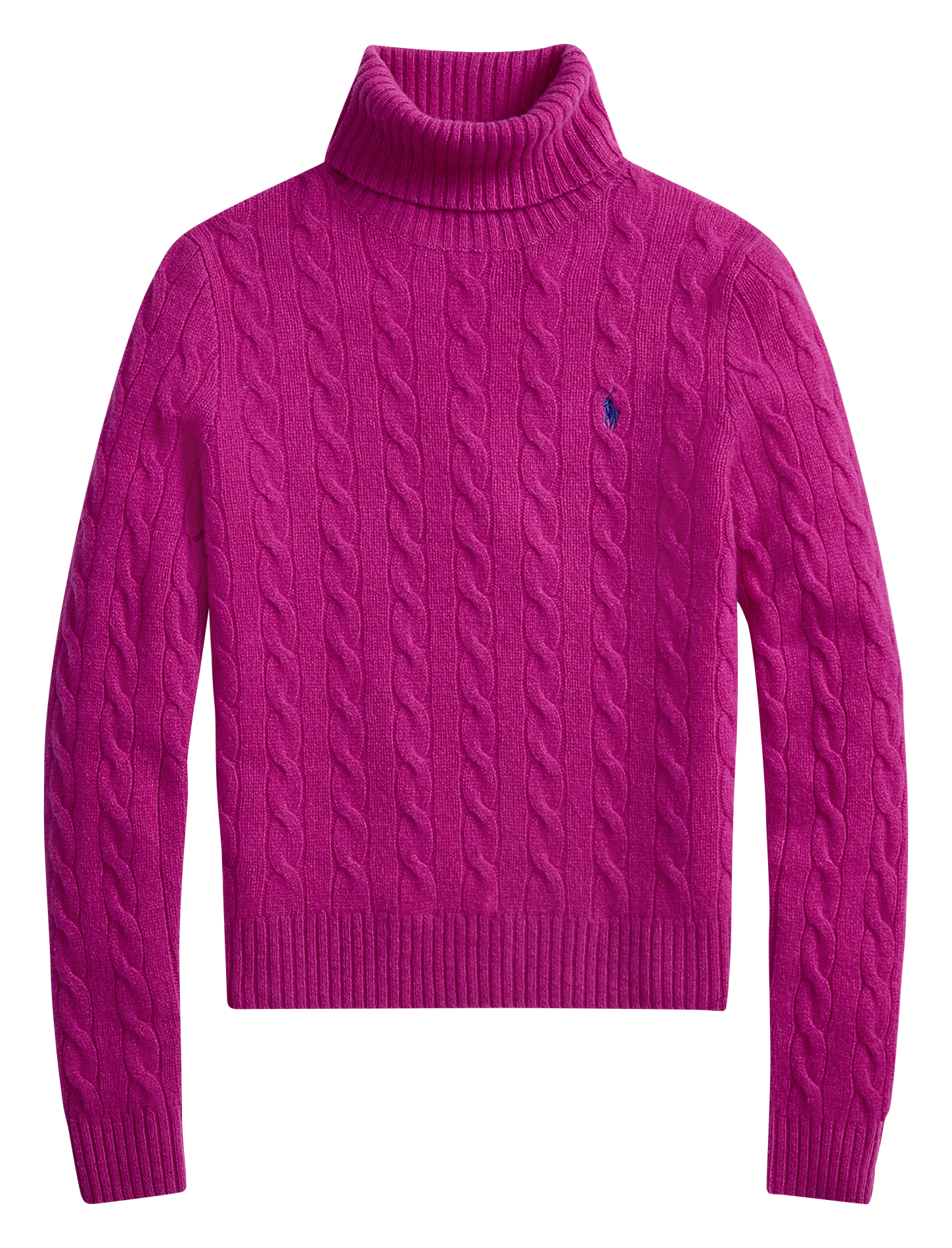 Pull col roulé en laine et cachemire POLO RALPH LAUREN Rose