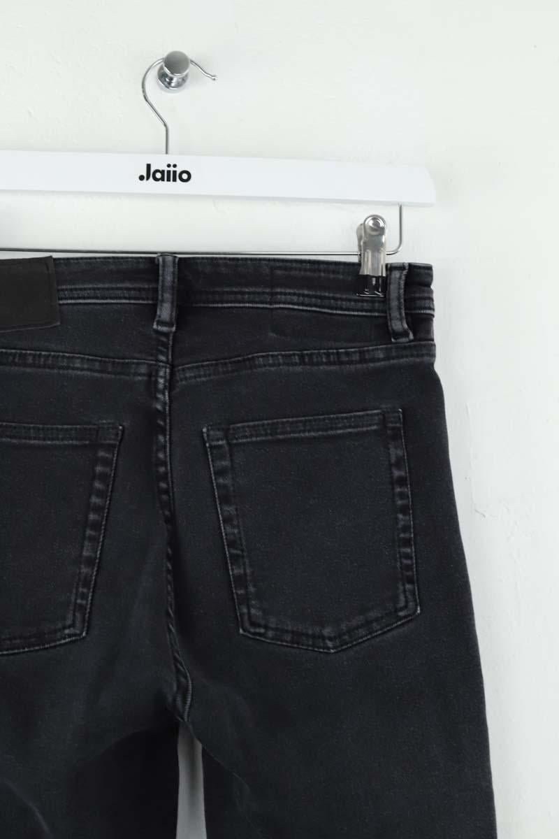 Cotton skinny jeans ACNE STUDIOS - Seconde Main Black