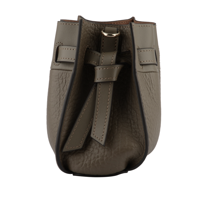 Shoulder bag - cowhide leather POURCHET Brown