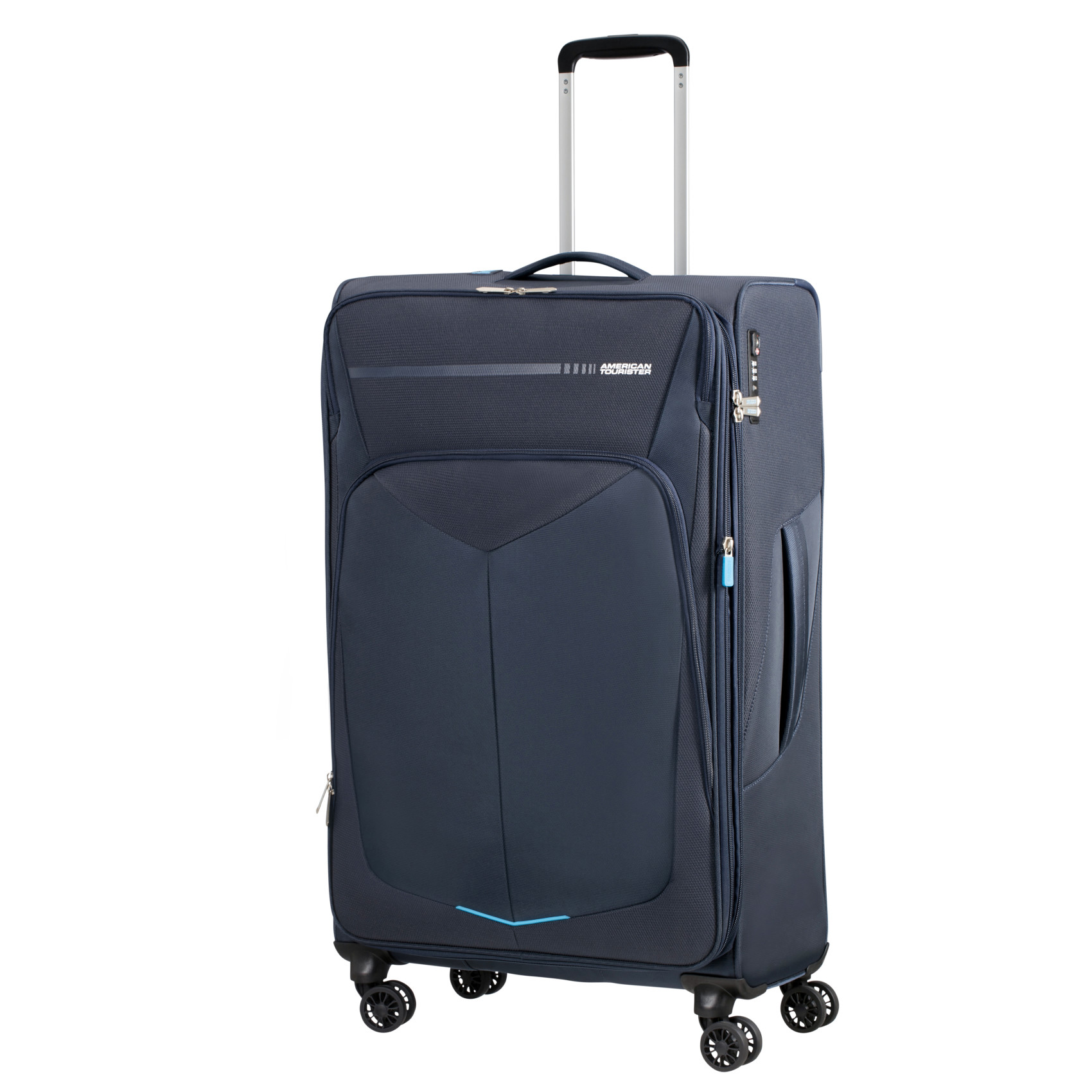 Summerfunk 4-wheel large suitcase AMERICAN TOURISTER Blue