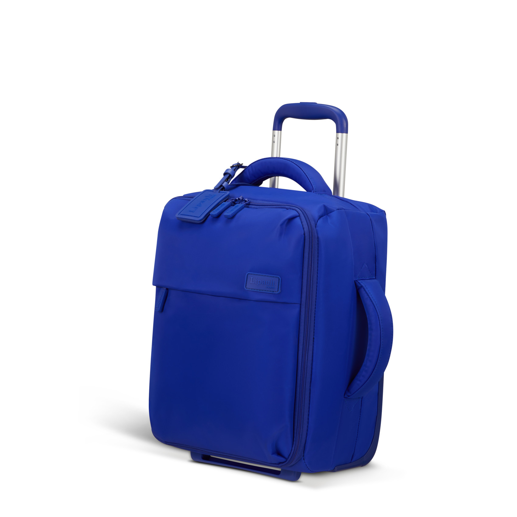 Foldable feather suitcase 2 wheels size S LIPAULT Blue