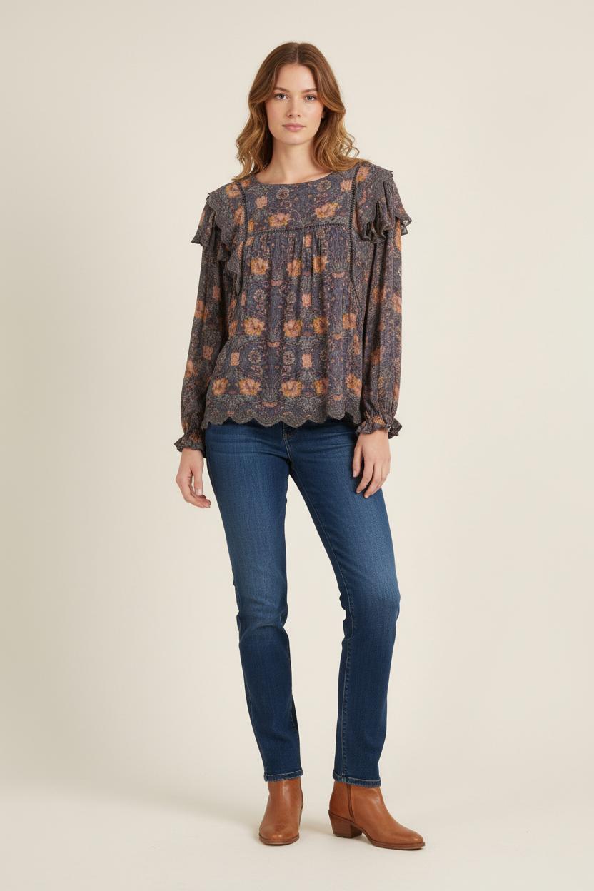 Blouse LOUISE MISHA - Seconde Main Purple