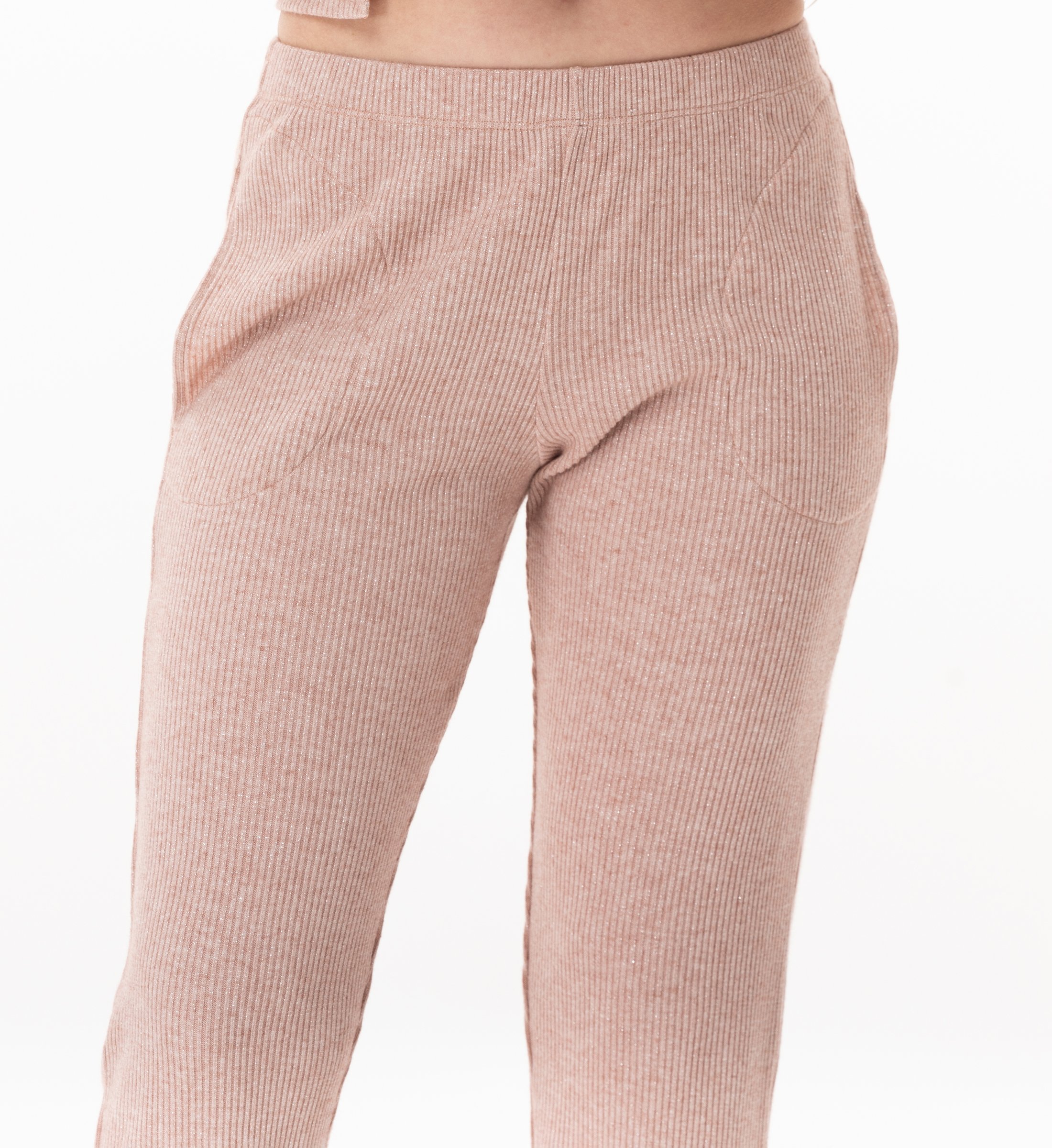 Lurex knitted homewear set LE CHAT Pink