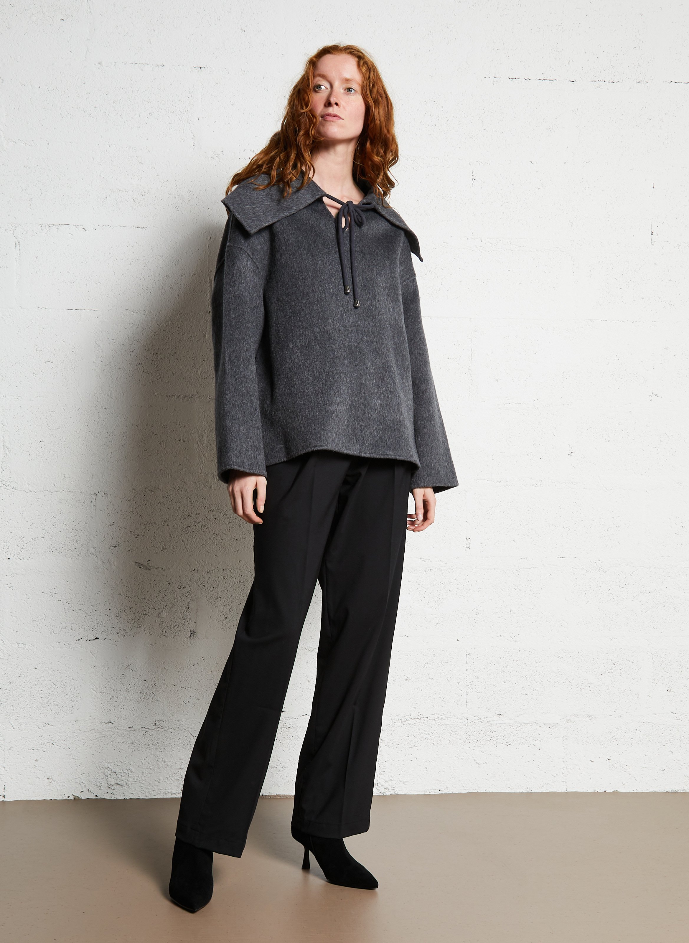 Bianca leather ankle boots BIBI LOU Black