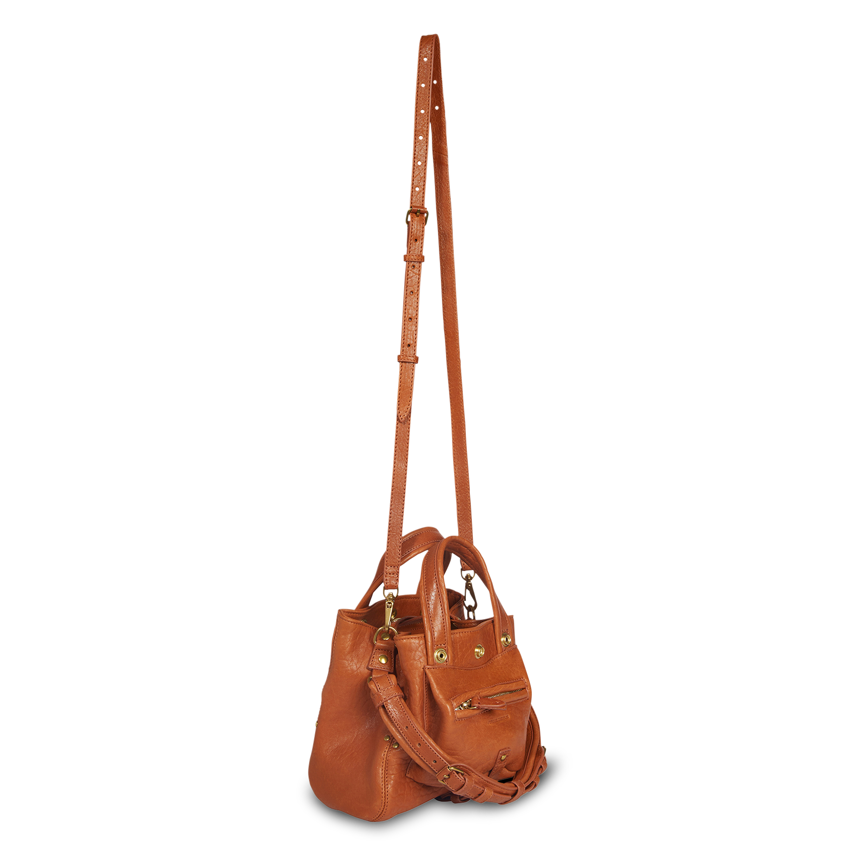 Sac bandoulière en cuir JEROME DREYFUSS Marron