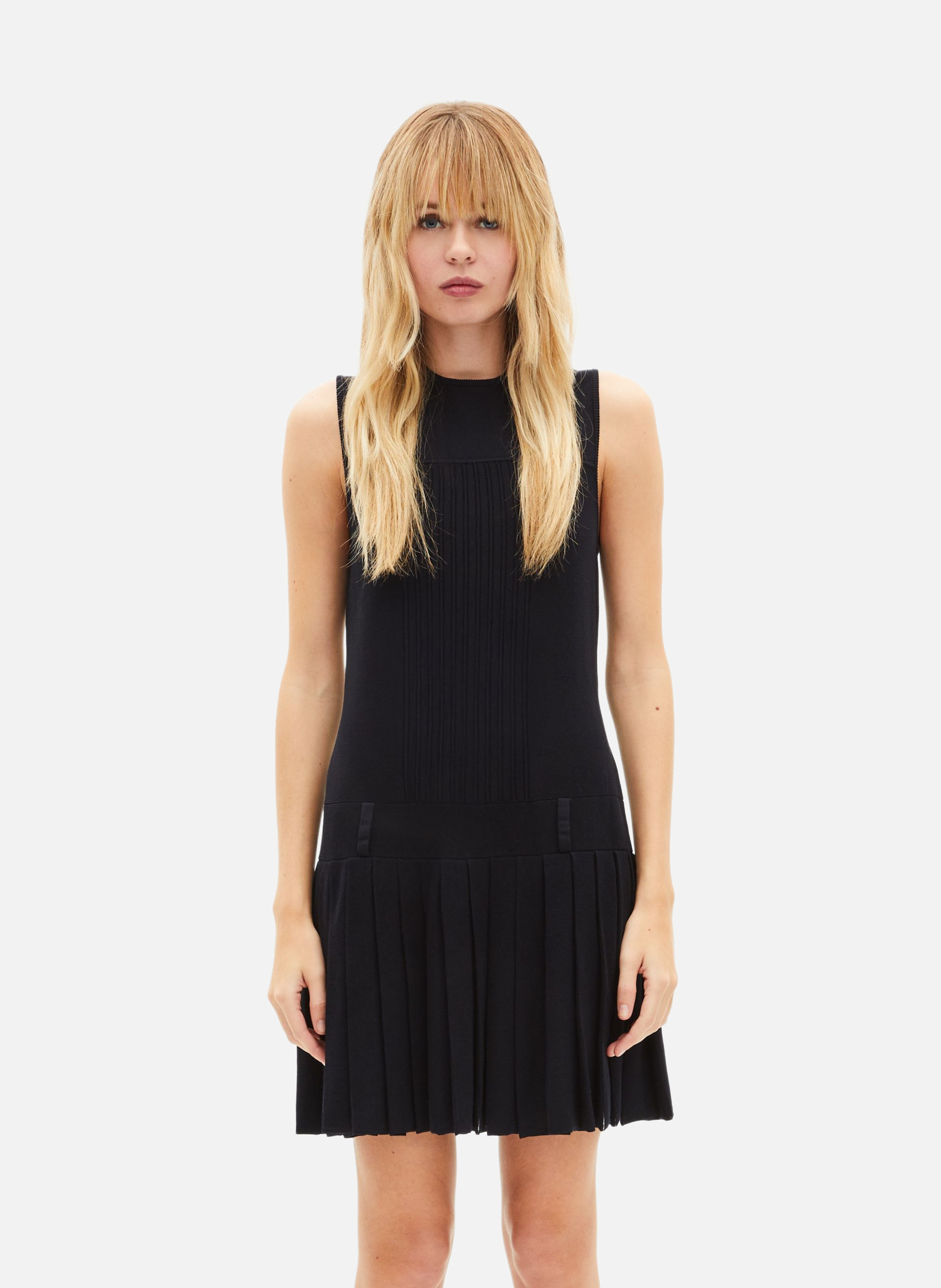 Short pleated knit dress THE KOOPLES