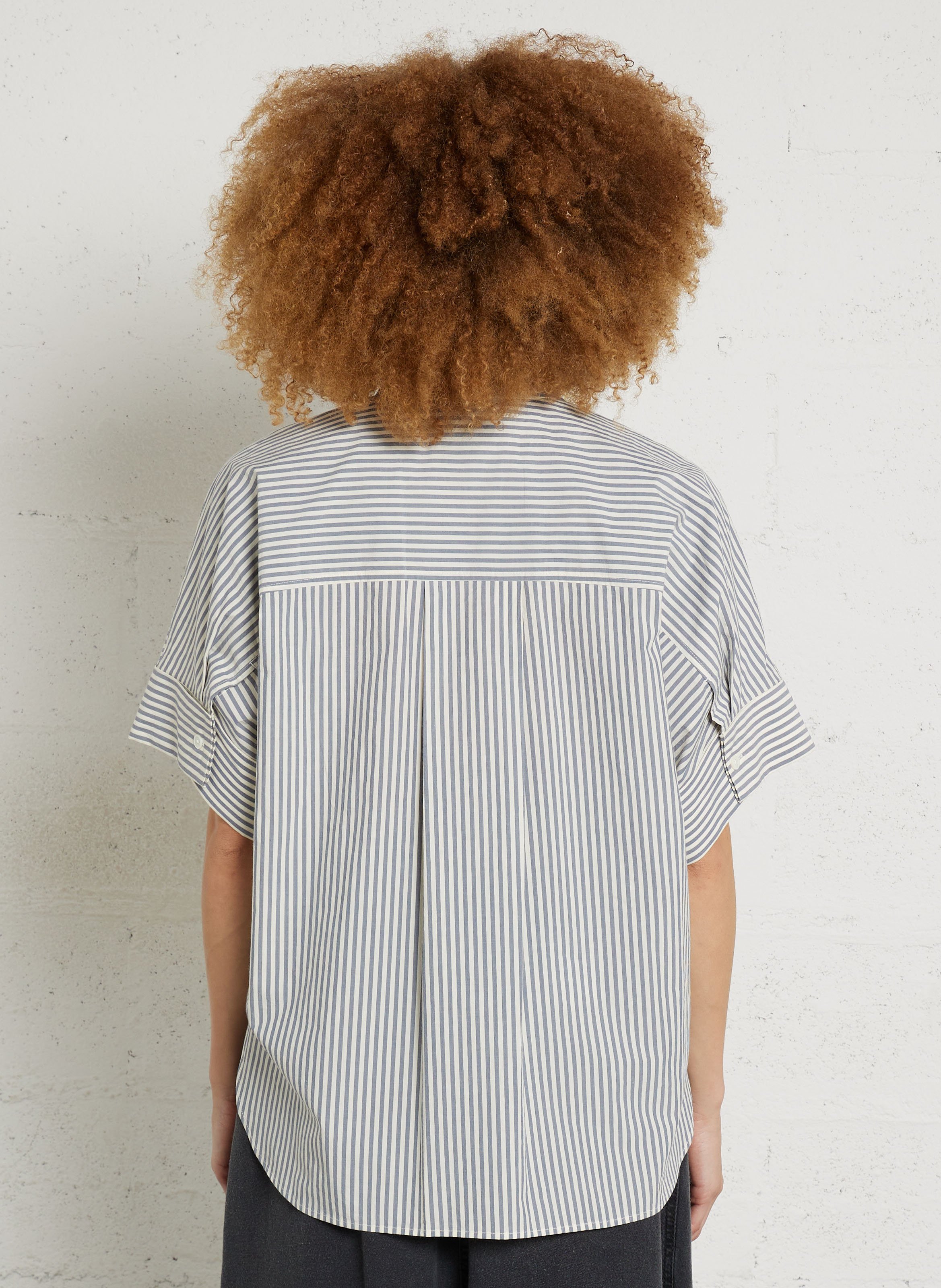 Blouse met klassieke kraag BELLEROSE Gestreepte