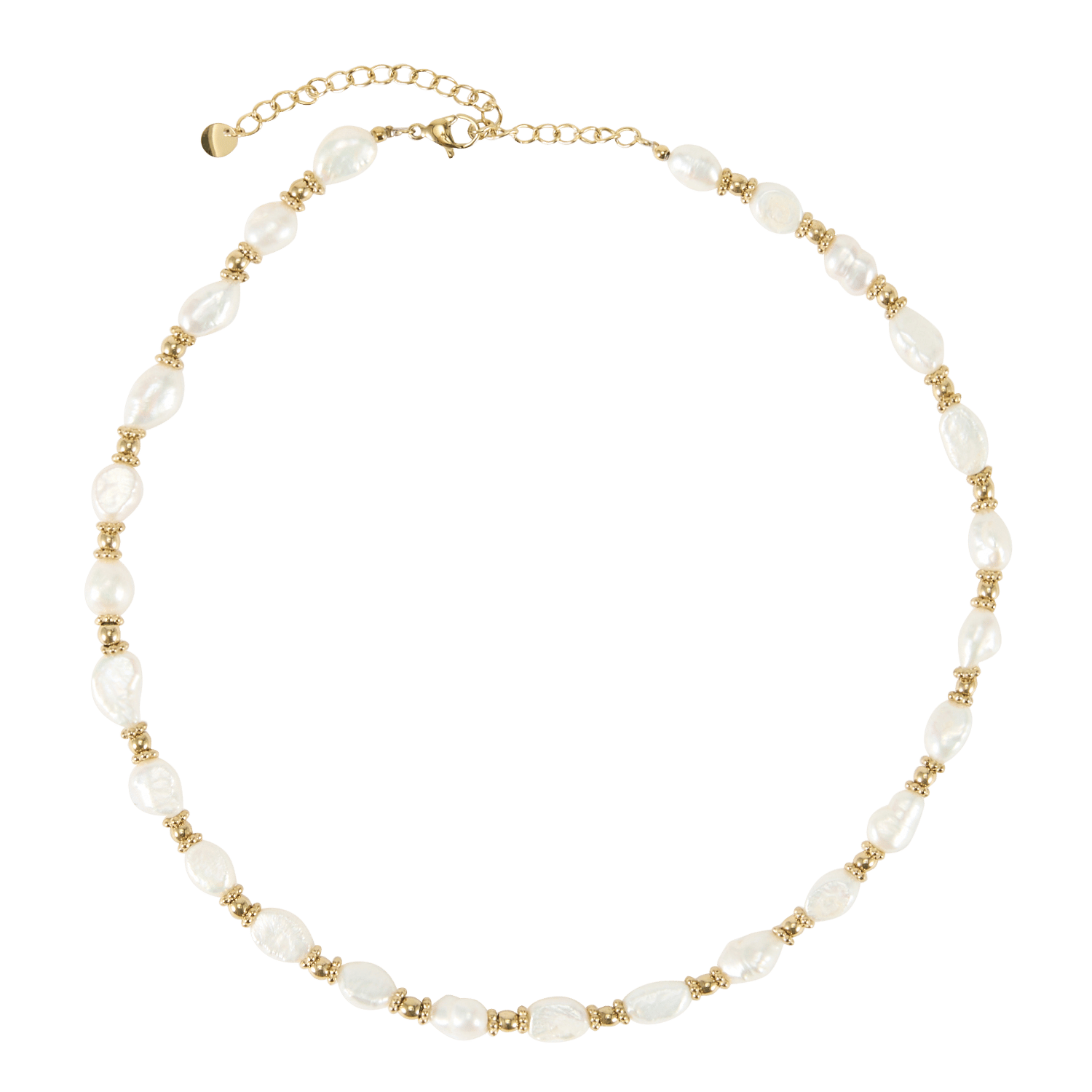 Collier en perles nacre AU PRINTEMPS PARIS Blanc
