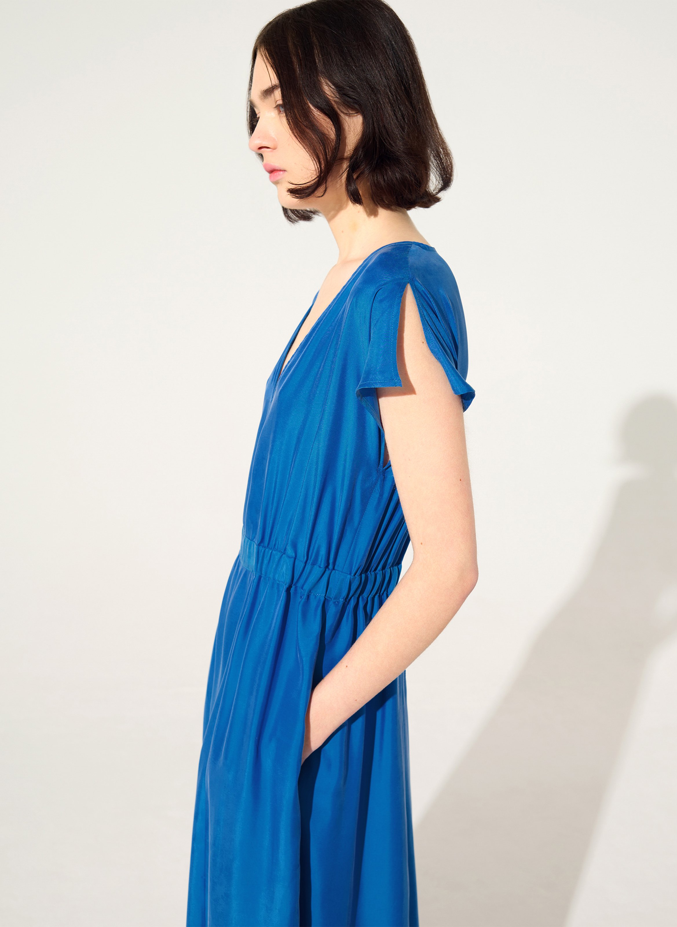Robe longue droite COTELAC ACOTE Bleu
