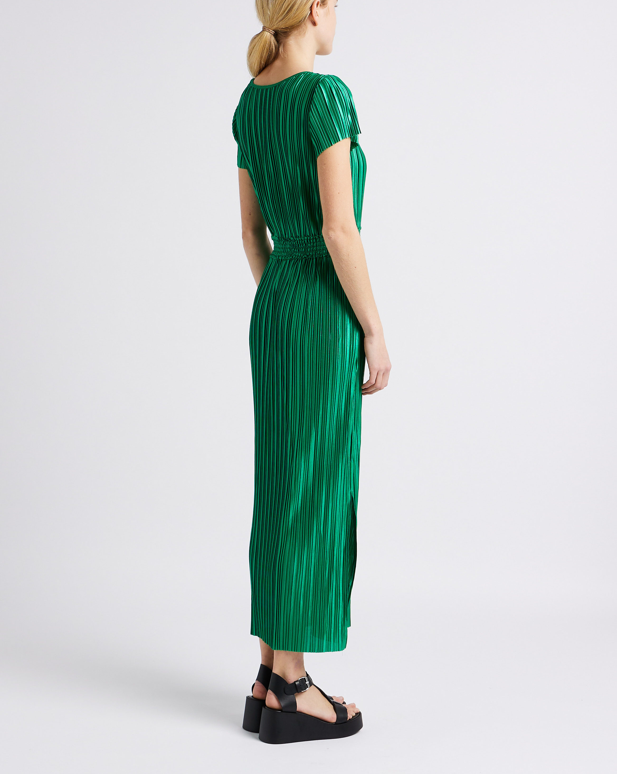 Sandales compensées en cuir JONAK Noir