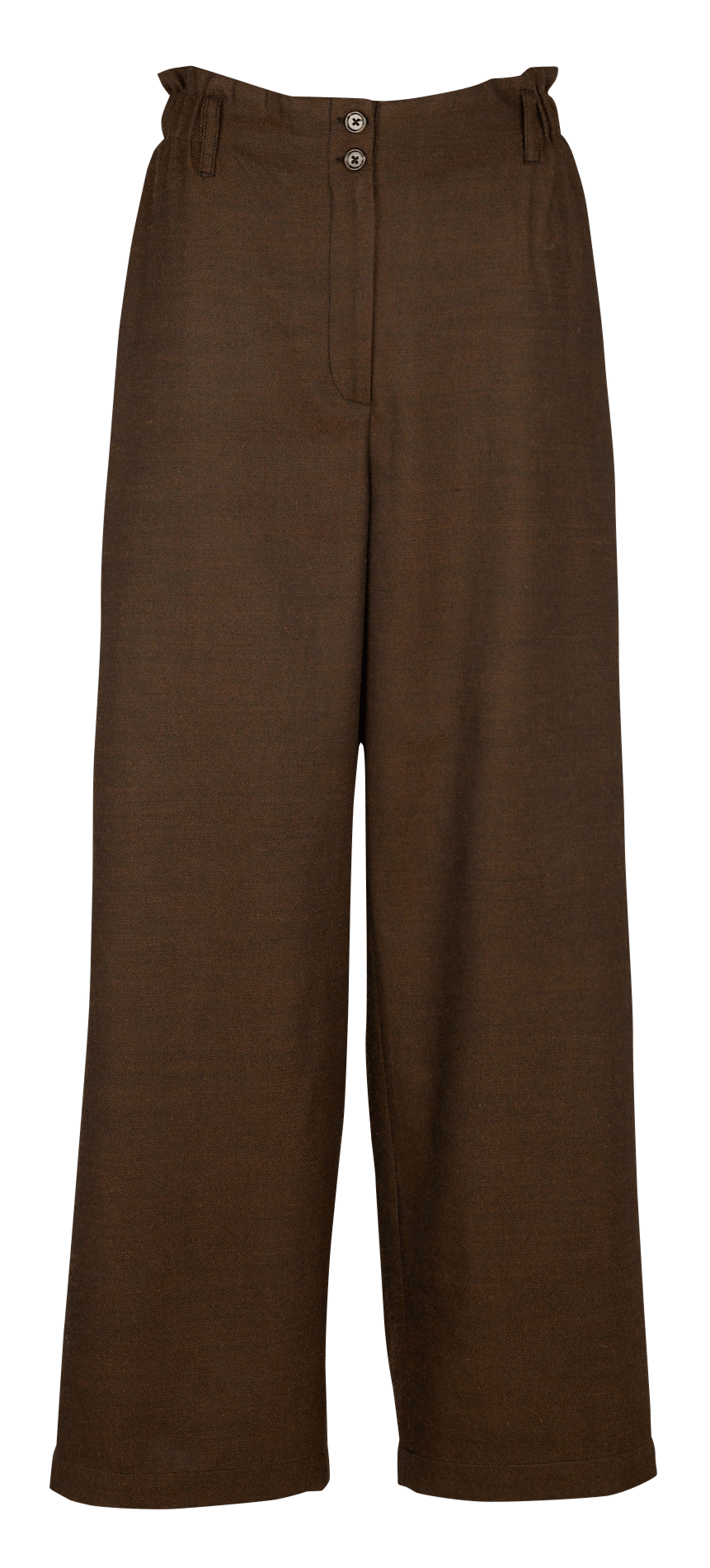 High-waisted wide-leg pants LOUISE MISHA Brown