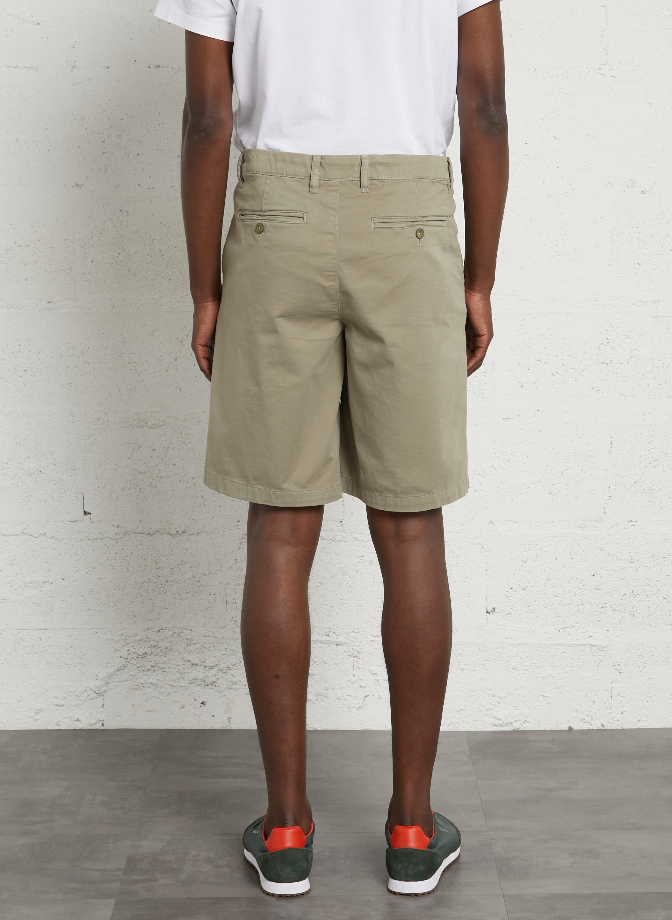 Short en coton mélangé CASUAL FRIDAY Vert