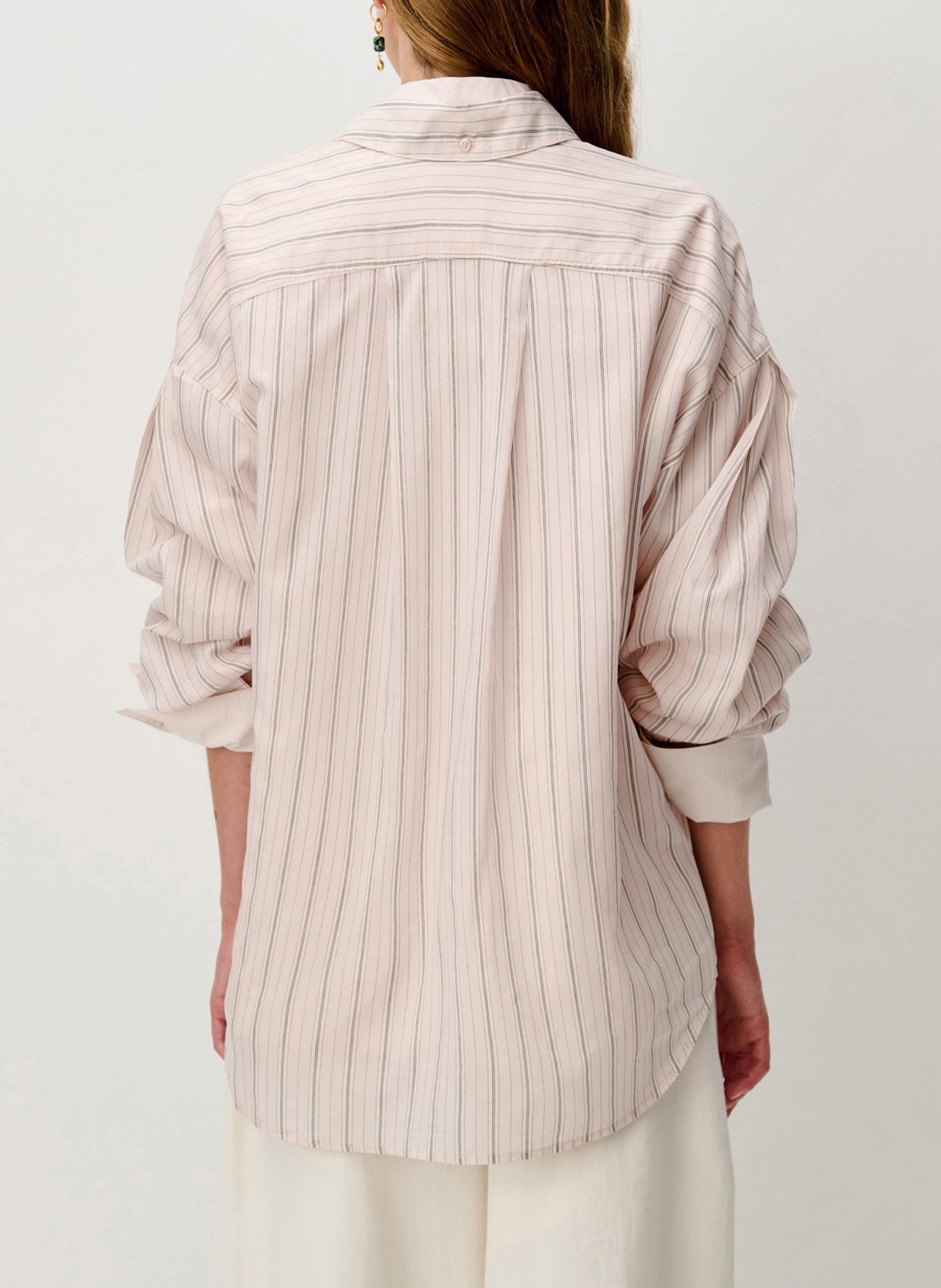 Chemise oversize à rayures SESSUN Roze