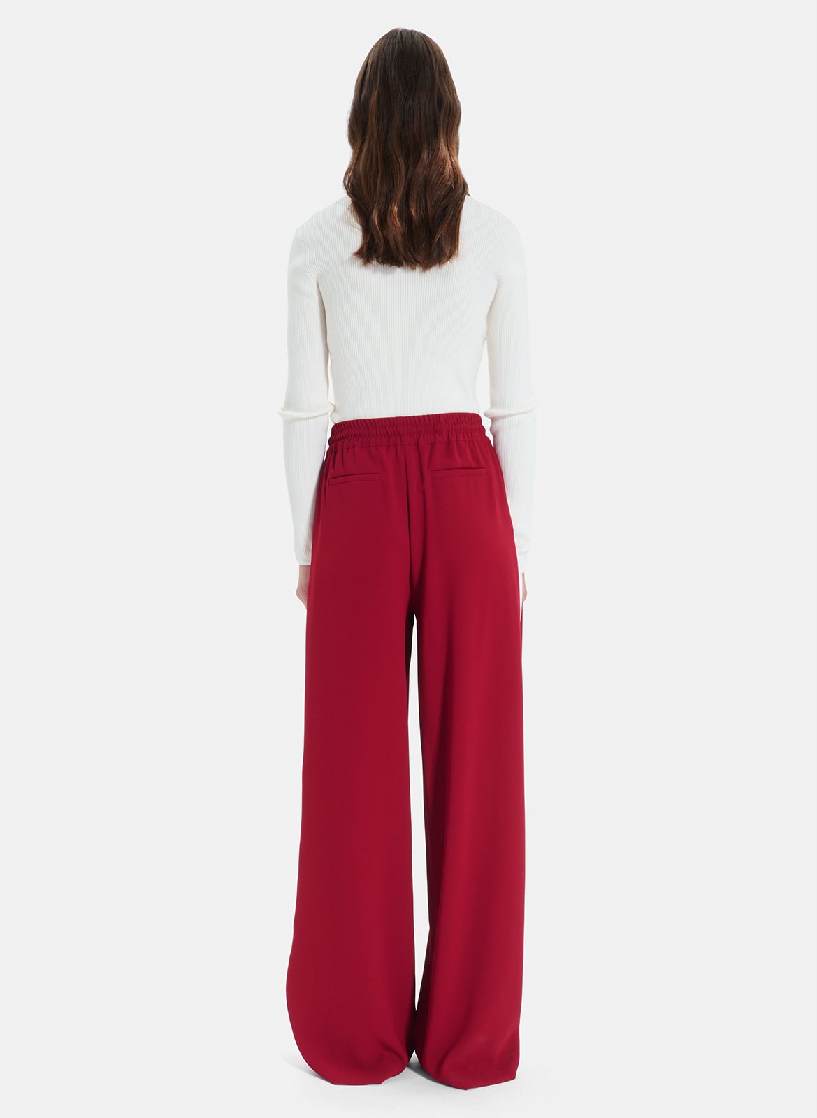 Wide leg straight joggers ZAPA Red