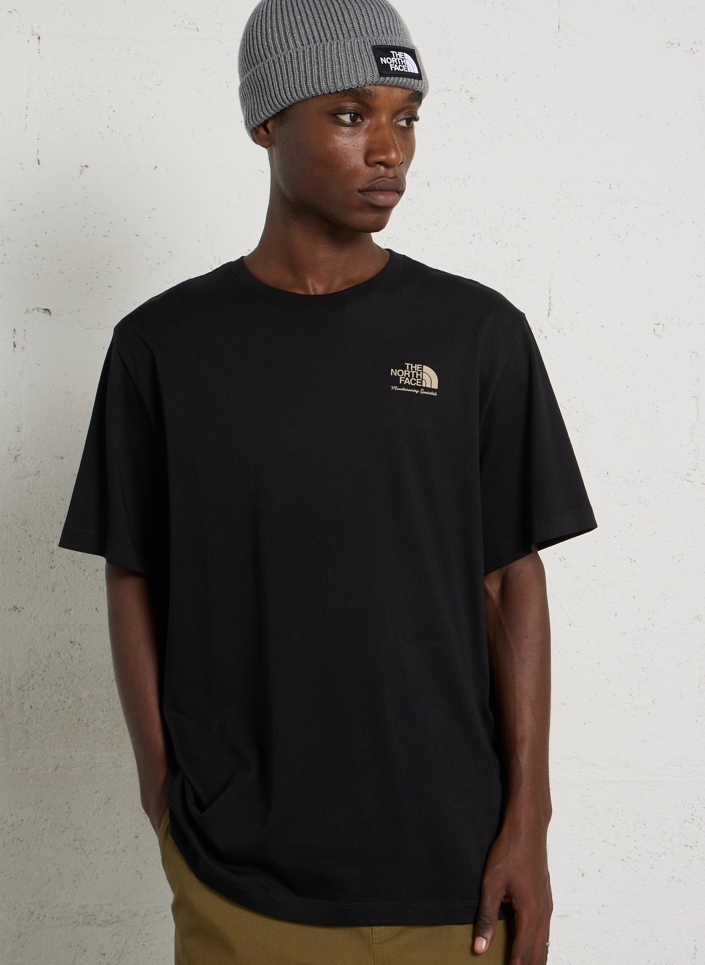 Straight-cut cotton T-shirt THE NORTH FACE Black