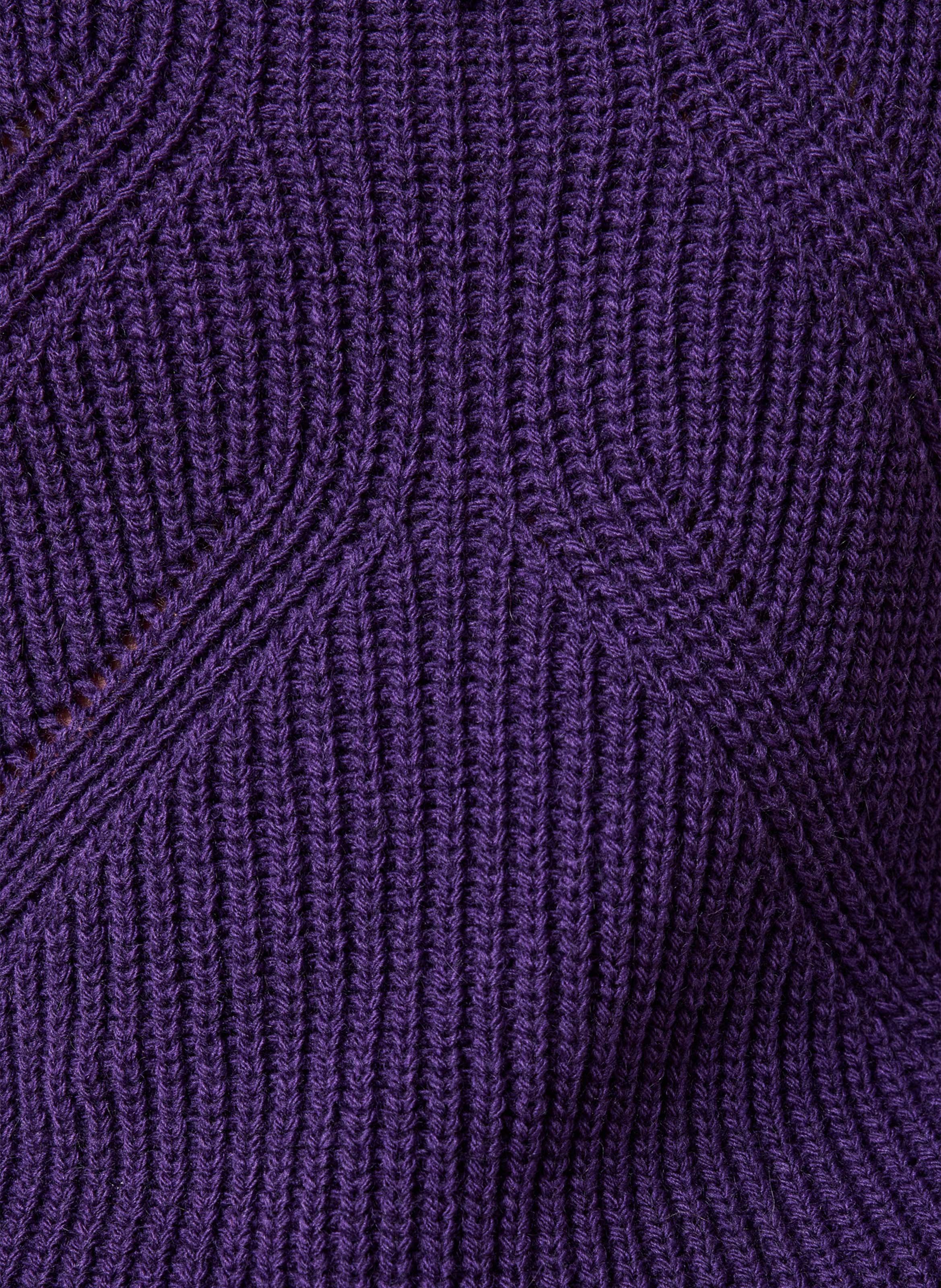 Pull ample en laine mélangé LA FEE MARABOUTEE Violet