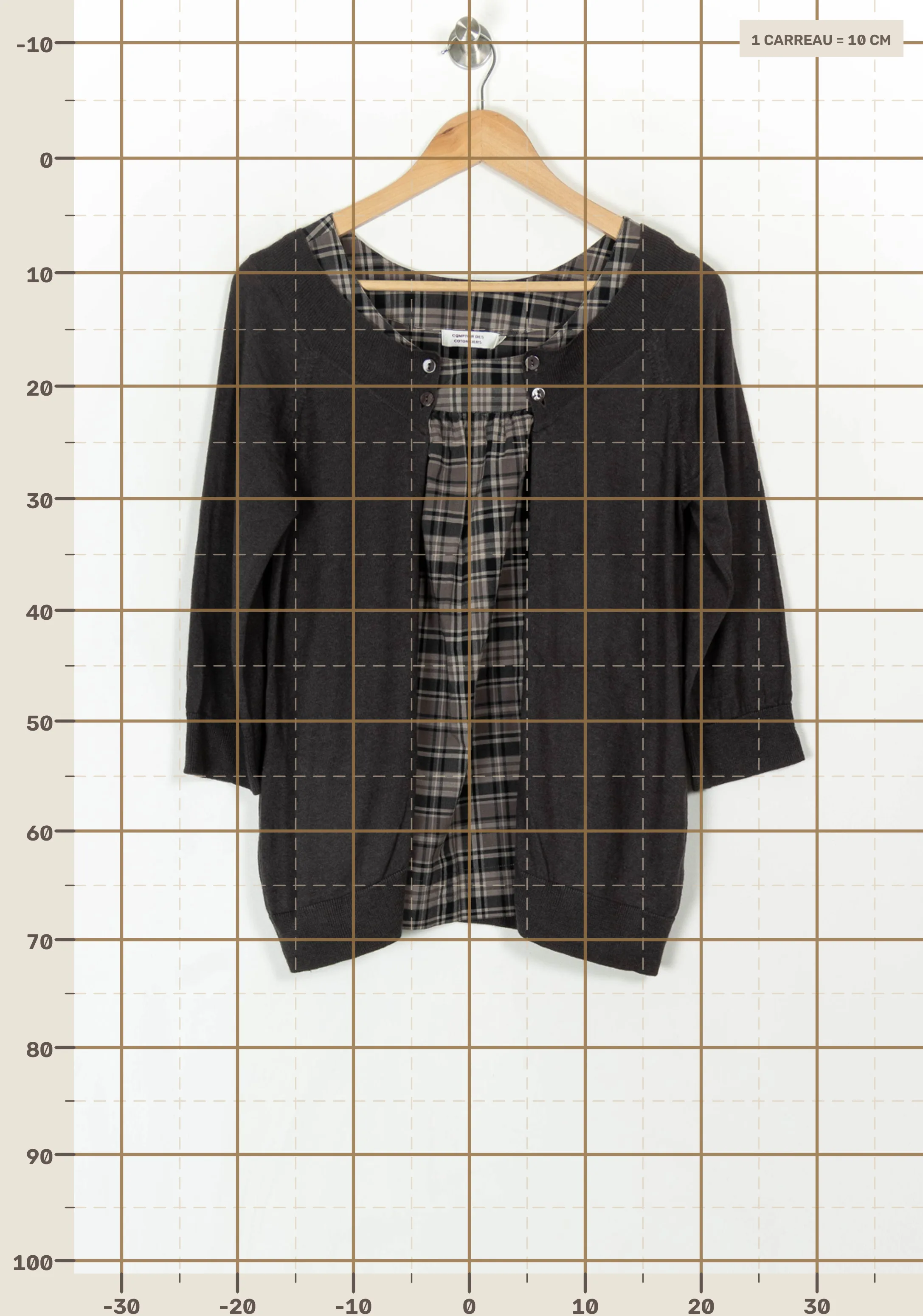 Cardigan COMPTOIR DES COTONNIERS - Seconde main Grey