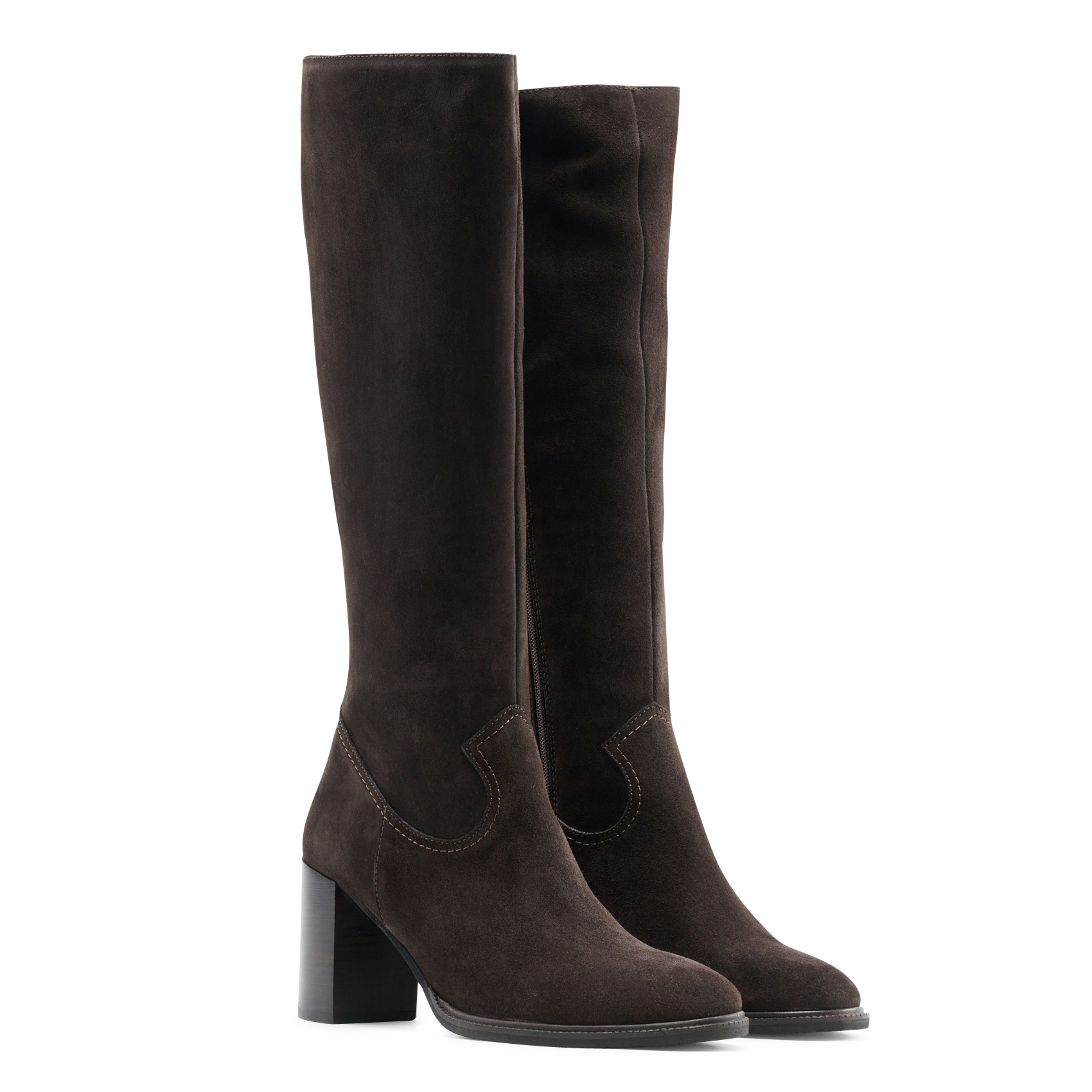 Bottes suédées en cuir MELLOW YELLOW Marron