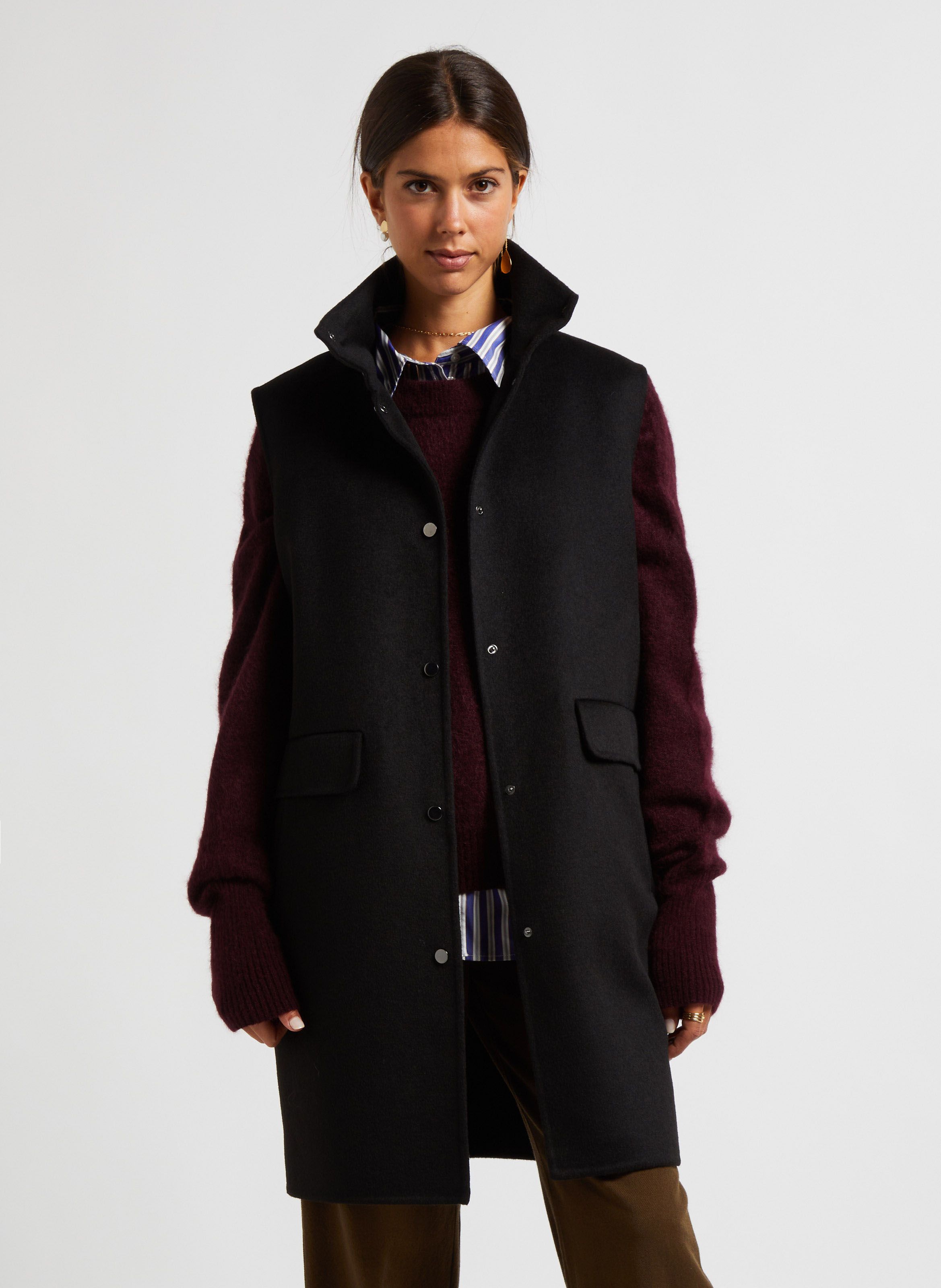 Manteau femme 2024 col rond