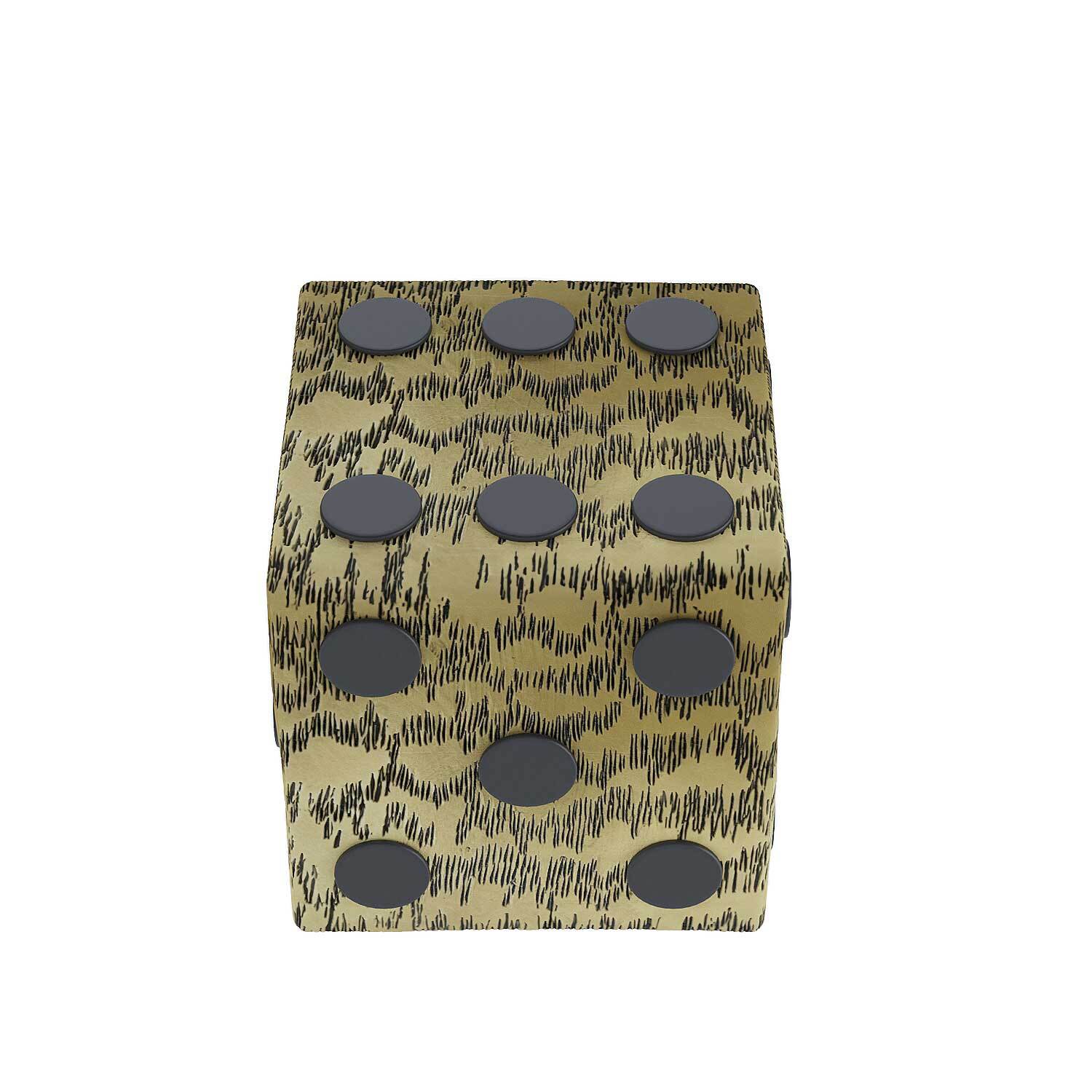 Die-shaped trinket POTIRON PARIS Golden